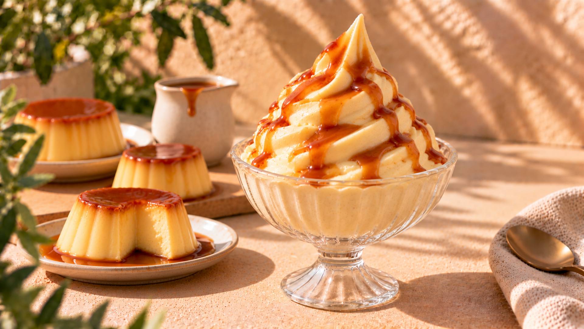 Gelado de Pudim Flan - Receita Freezi | Moulinex