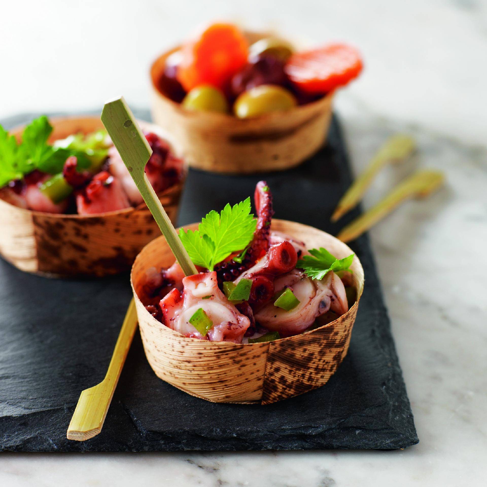 Salada de polvo - Receita Companion | Moulinex