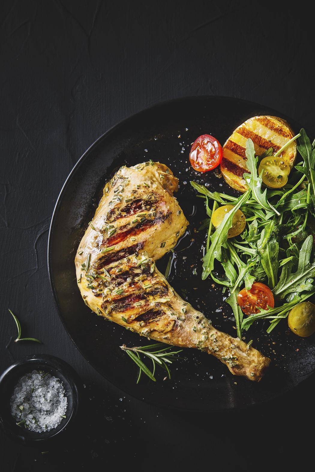 Coxas de frango marinadas em iogurte e alecrim - Receita undefined | Moulinex