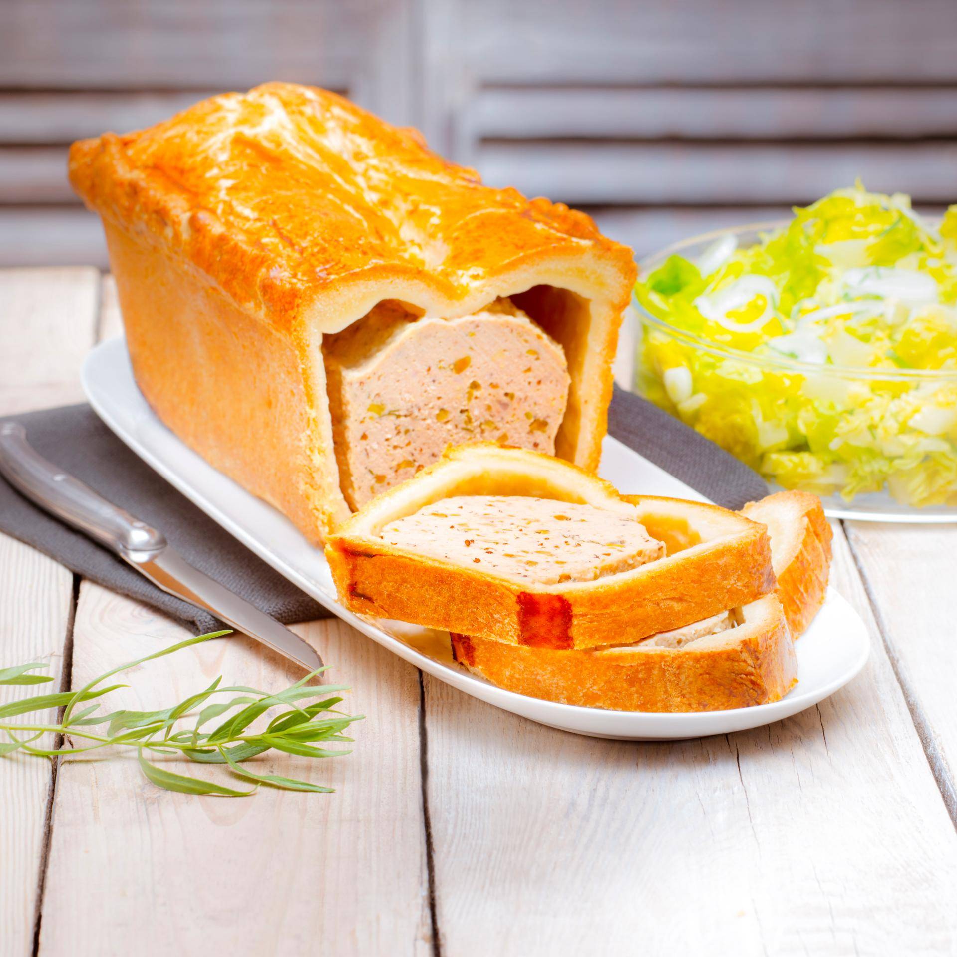 Paté em crosta com frango e estragão - Receita Companion Connect | Moulinex