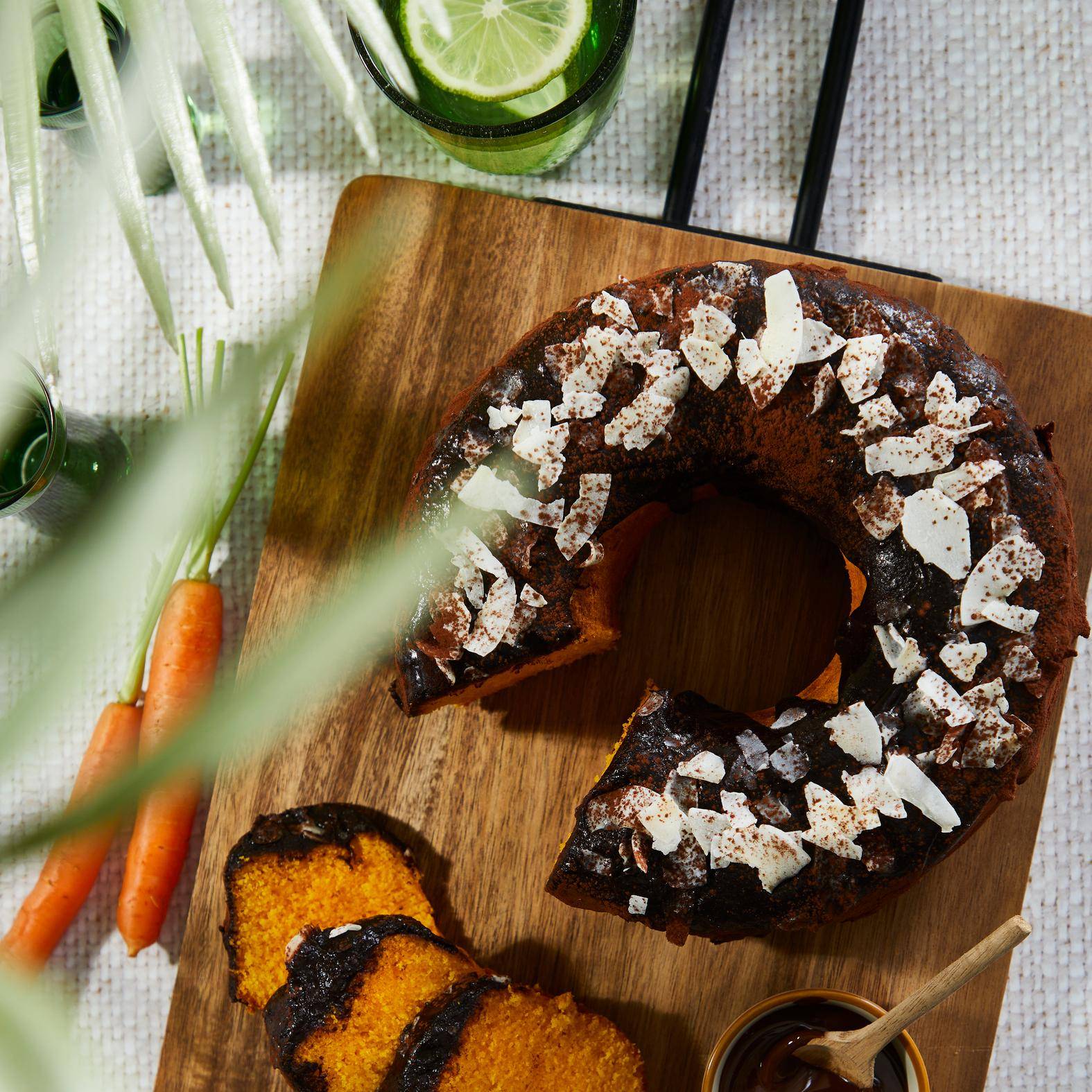 Bolo de Cenoura brasileiro - Receita EASY FRY & GRILL 2 in 1 MECHANICAL | Moulinex