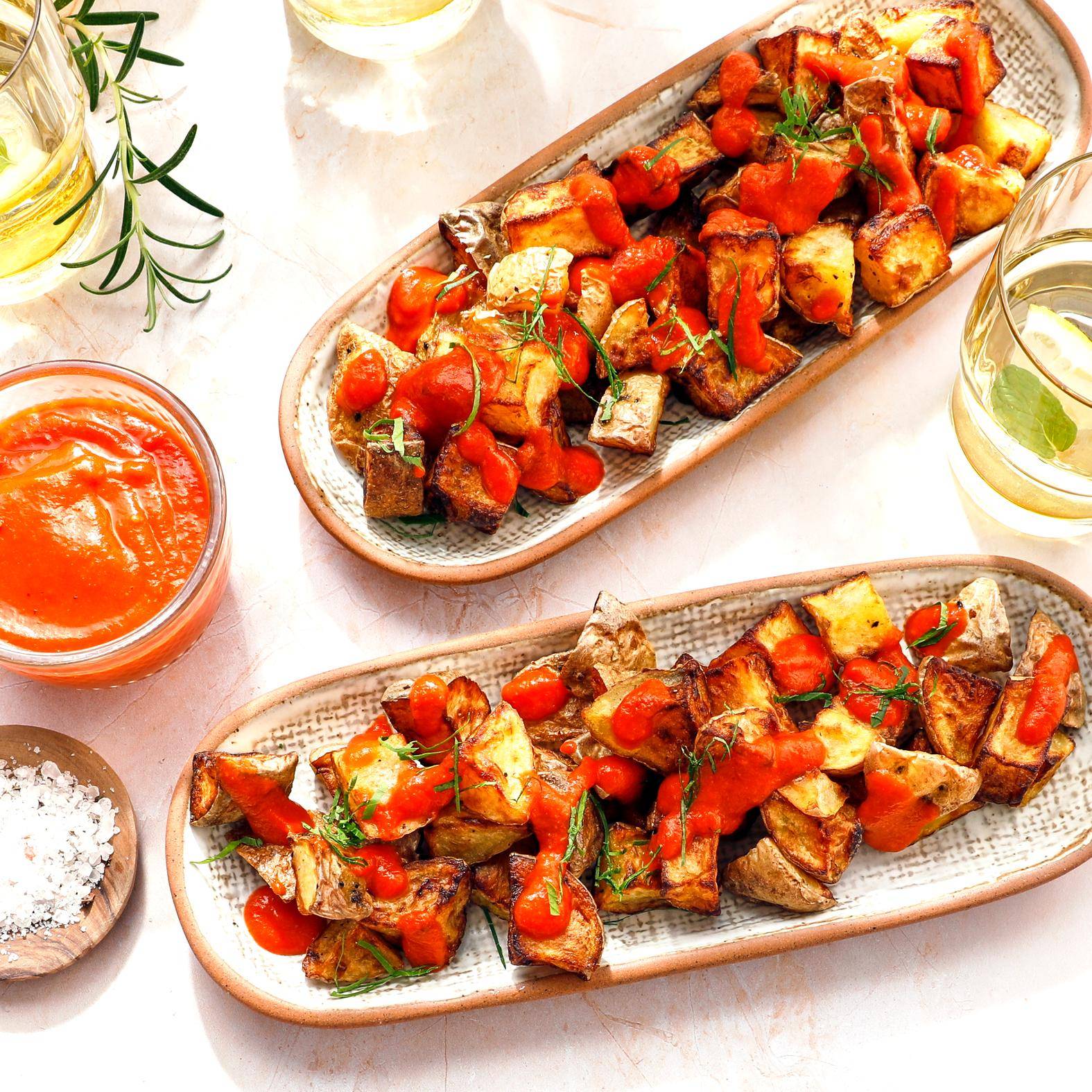 Batatas Espanholas “Bravas” Picantes - Receita EASY FRY & GRILL 2 in 1 MECHANICAL | Moulinex