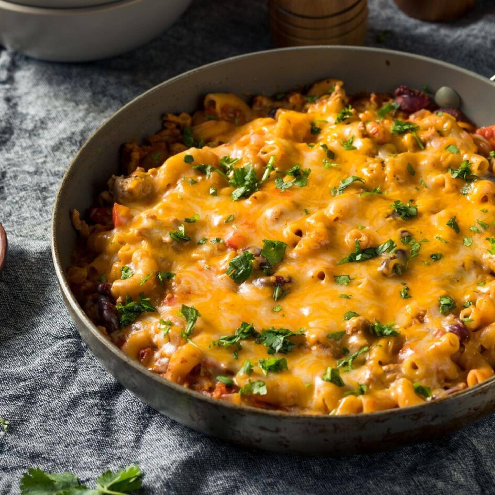 Chili com carne e cheddar gratinado - Receita Companion Connect | Moulinex