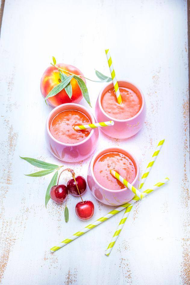 Smoothie de cereja e nectarina - Receita Perfectmix + | Moulinex