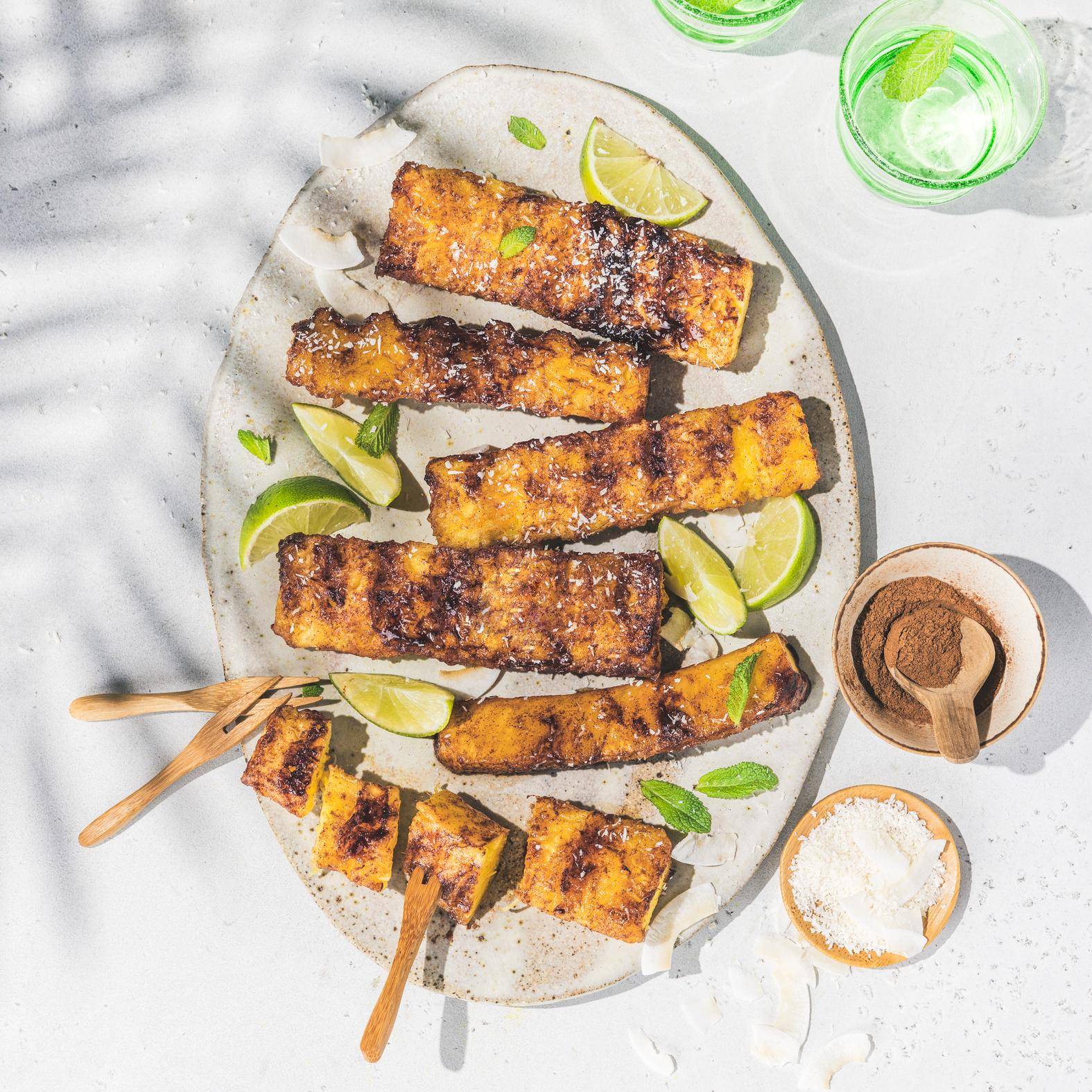 Ananás grelhado à brasileira - Receita OptiGrill 4in1 | Moulinex