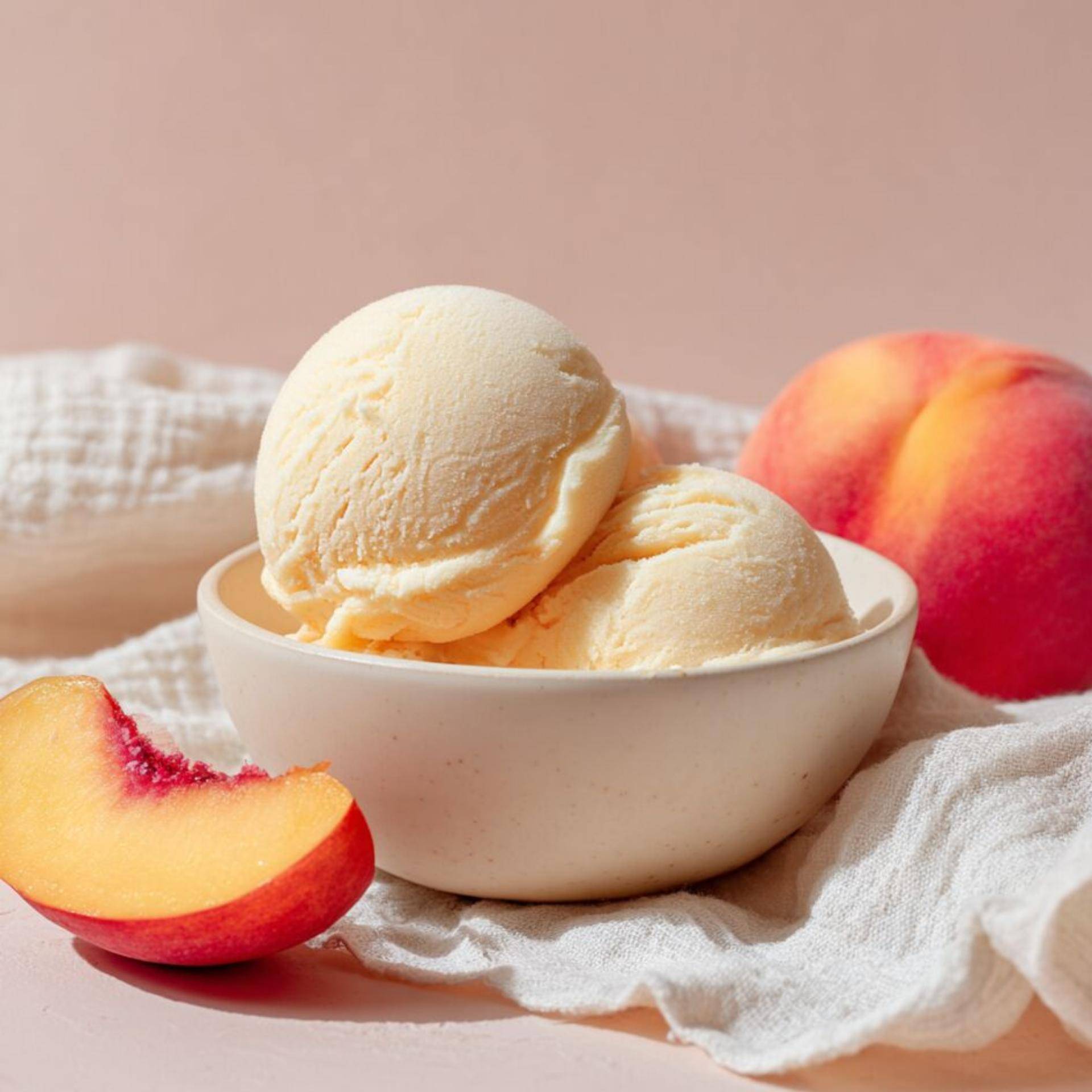 Sorbet de pêssego - Receita Dolci | Moulinex