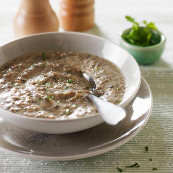 Sopa de lentilhas com bacon - Receita Companion | Moulinex