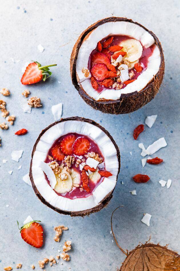 Taça de açaí e coco com bagas de goji - Receita Perfectmix + | Moulinex