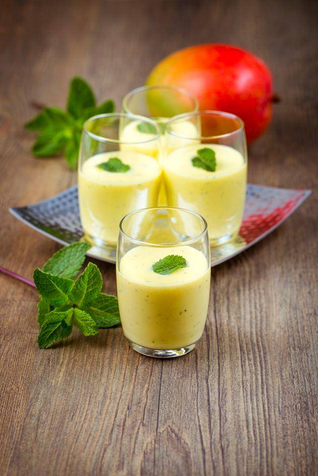 Lassi indiano de manga, banana e hortelã - Receita Blend up | Moulinex