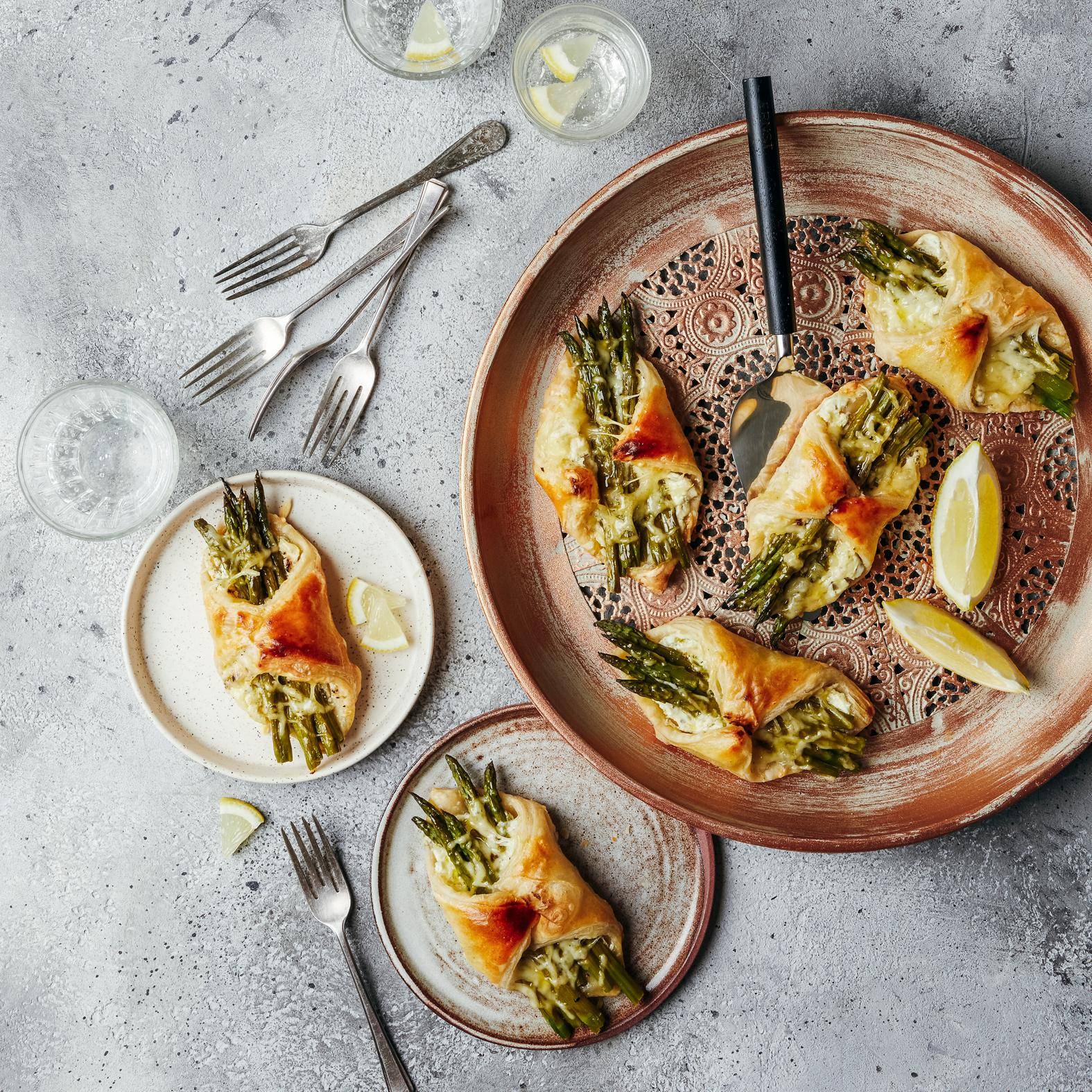 Folhados de espargos e queijo - Receita OptiGrill + | Moulinex