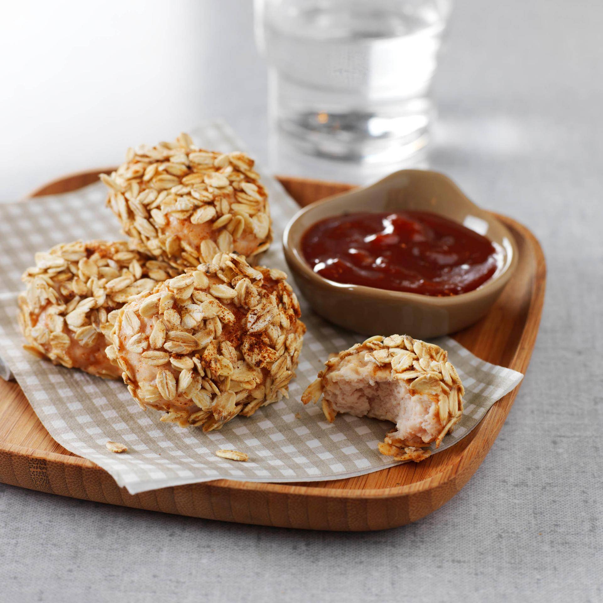 Nuggets de frango com cereais - Receita Companion | Moulinex