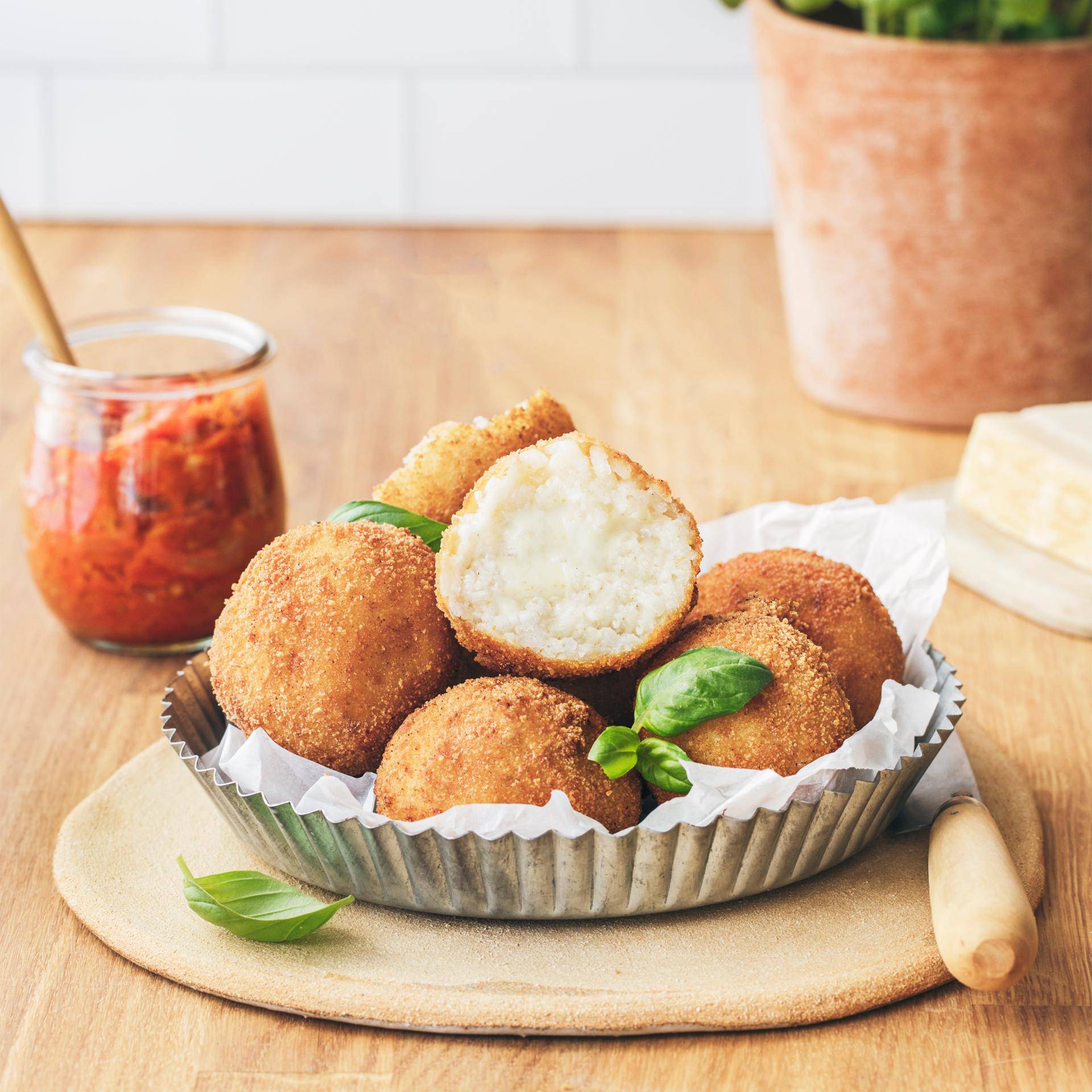 Arancini - Receita Dual EasyFry&Grill | Moulinex