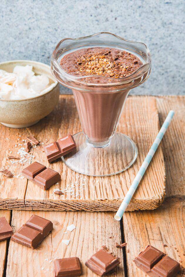 Batido de chocolate, banana e coco - Receita Perfectmix + | Moulinex