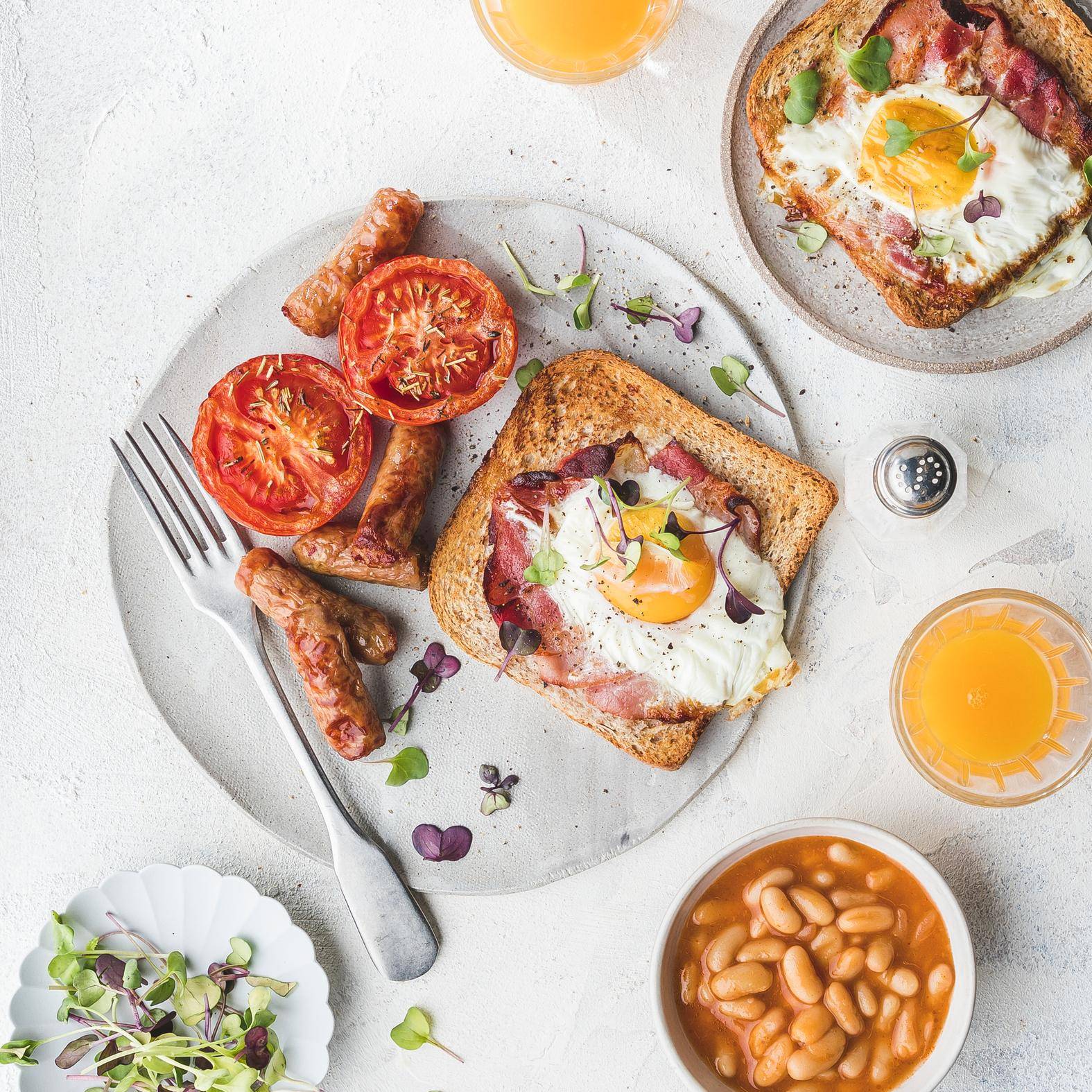 Pequeno-almoço inglês completo - Receita Dual EasyFry&Grill | Moulinex