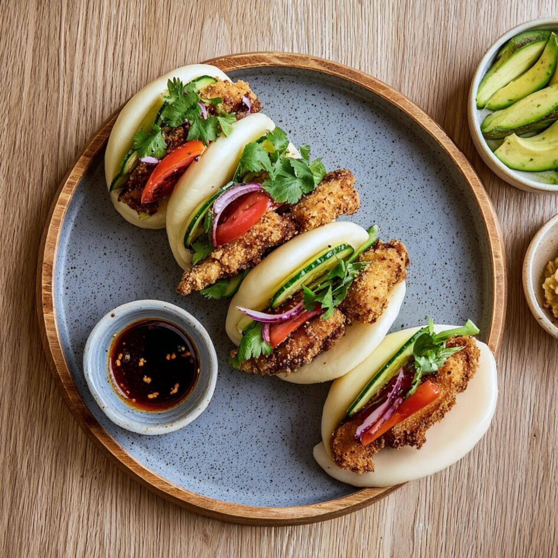 Bao buns com frango crocante - Receita Companion Connect | Moulinex