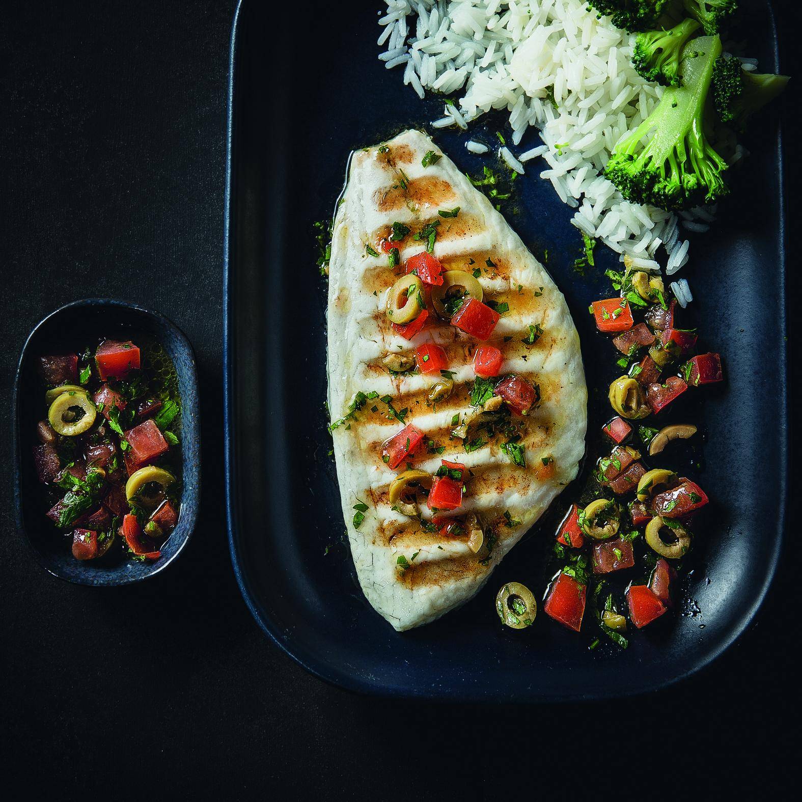 Sargo com tomate e azeitonas - Receita undefined | Moulinex