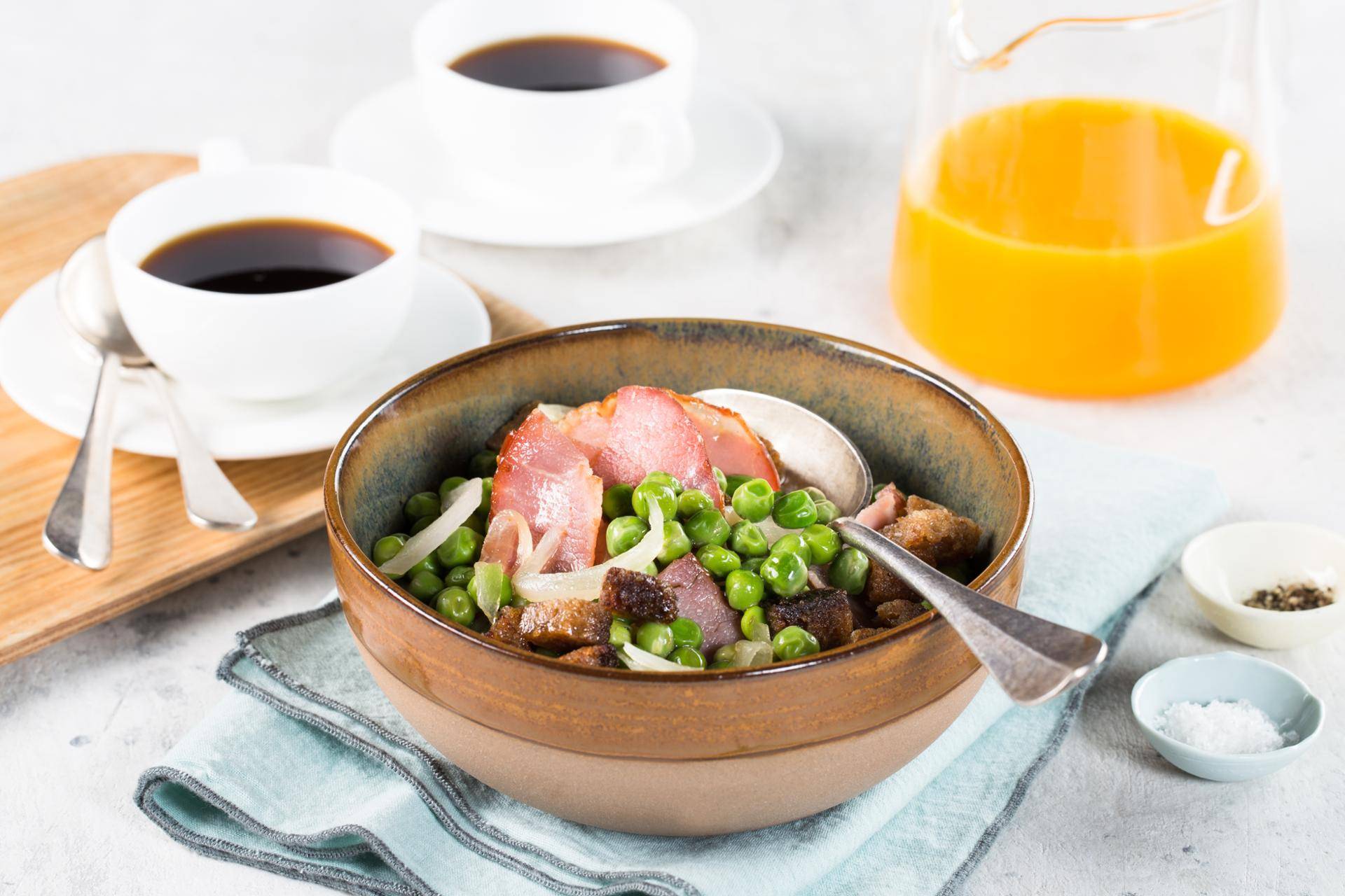 Ervilhas com bacon - Receita Cookeo | Moulinex