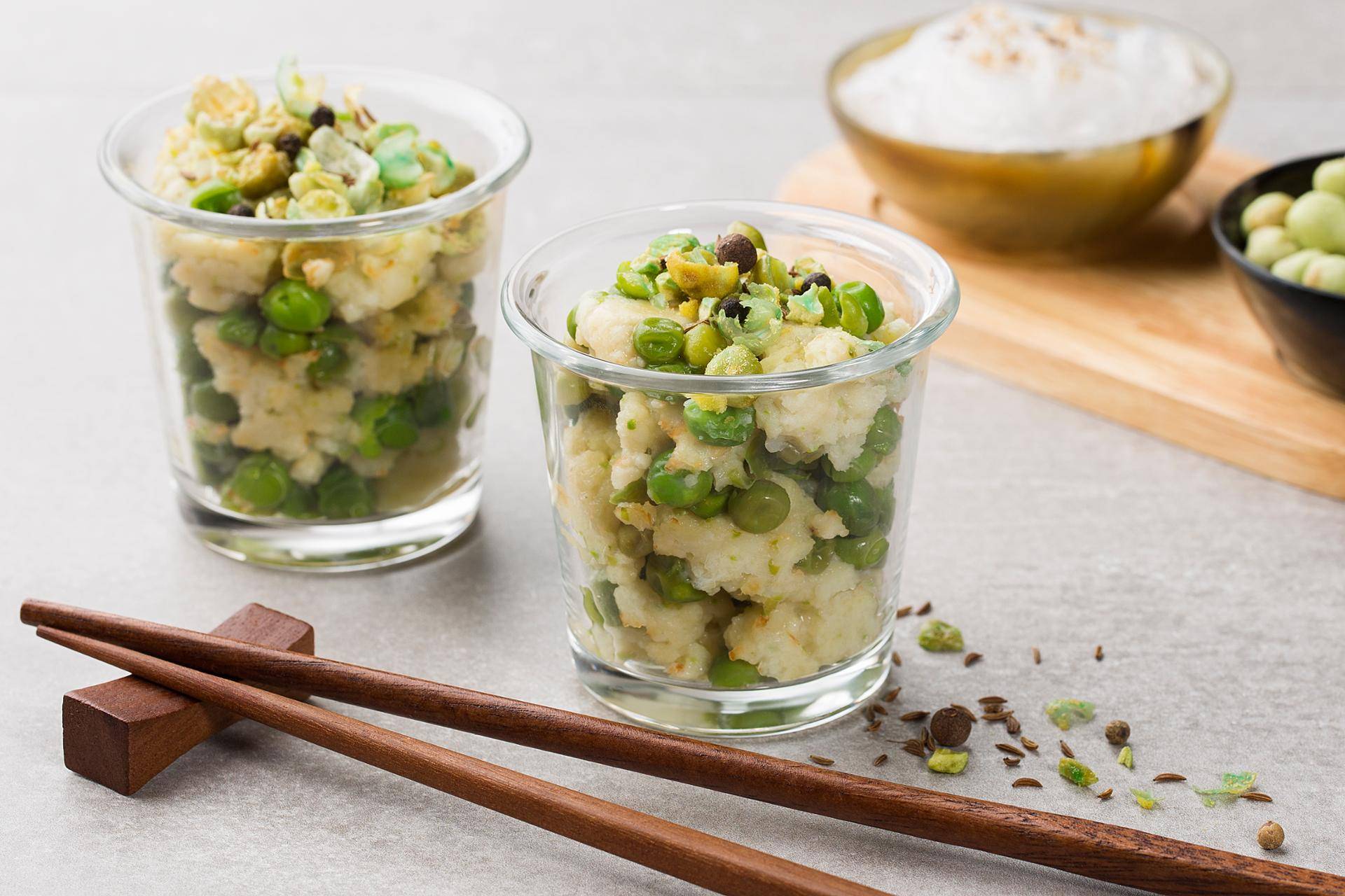 Taças de peixe com wasabi - Receita Easy fry Silence XL / Essential XL | Moulinex