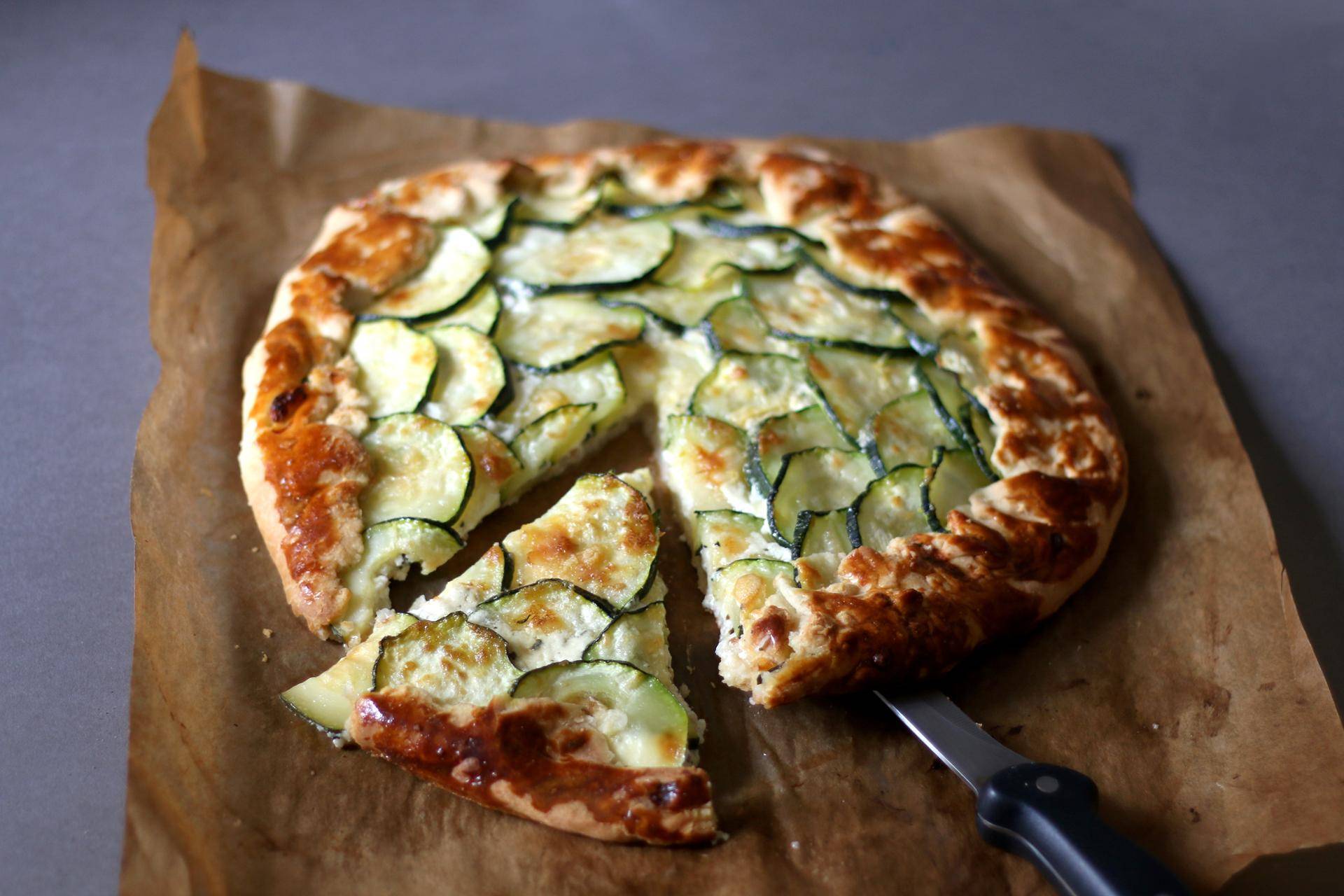 Tarte de curgete rústica - Receita EASY FRY OVEN & GRILL 9 in 1 | Moulinex