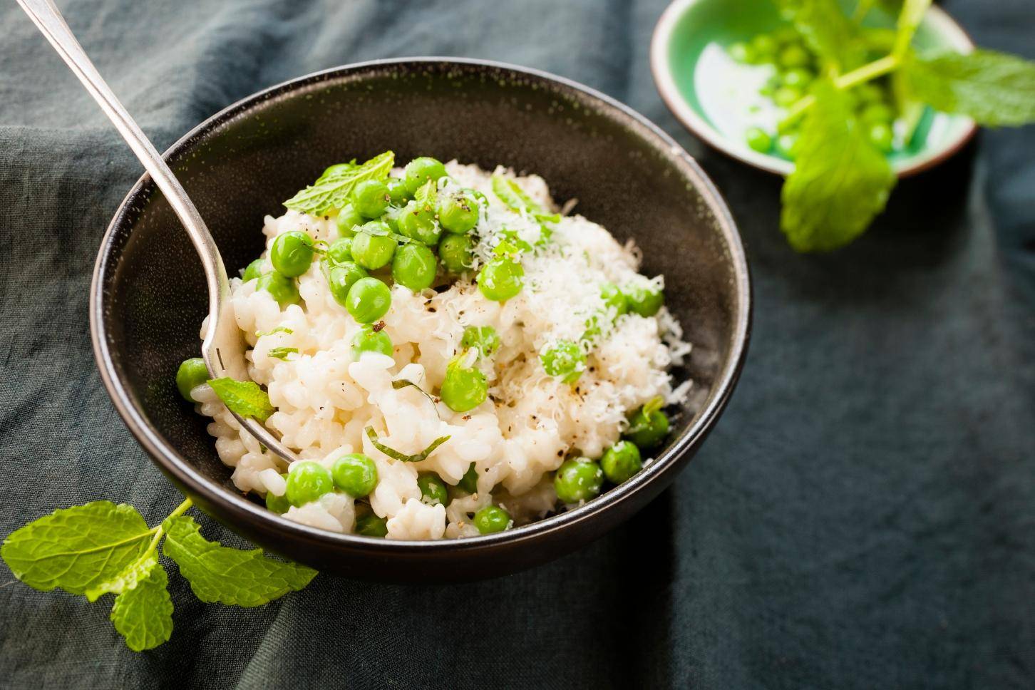 Risotto de ervilhas e hortelã - Receita Cookeo | Moulinex