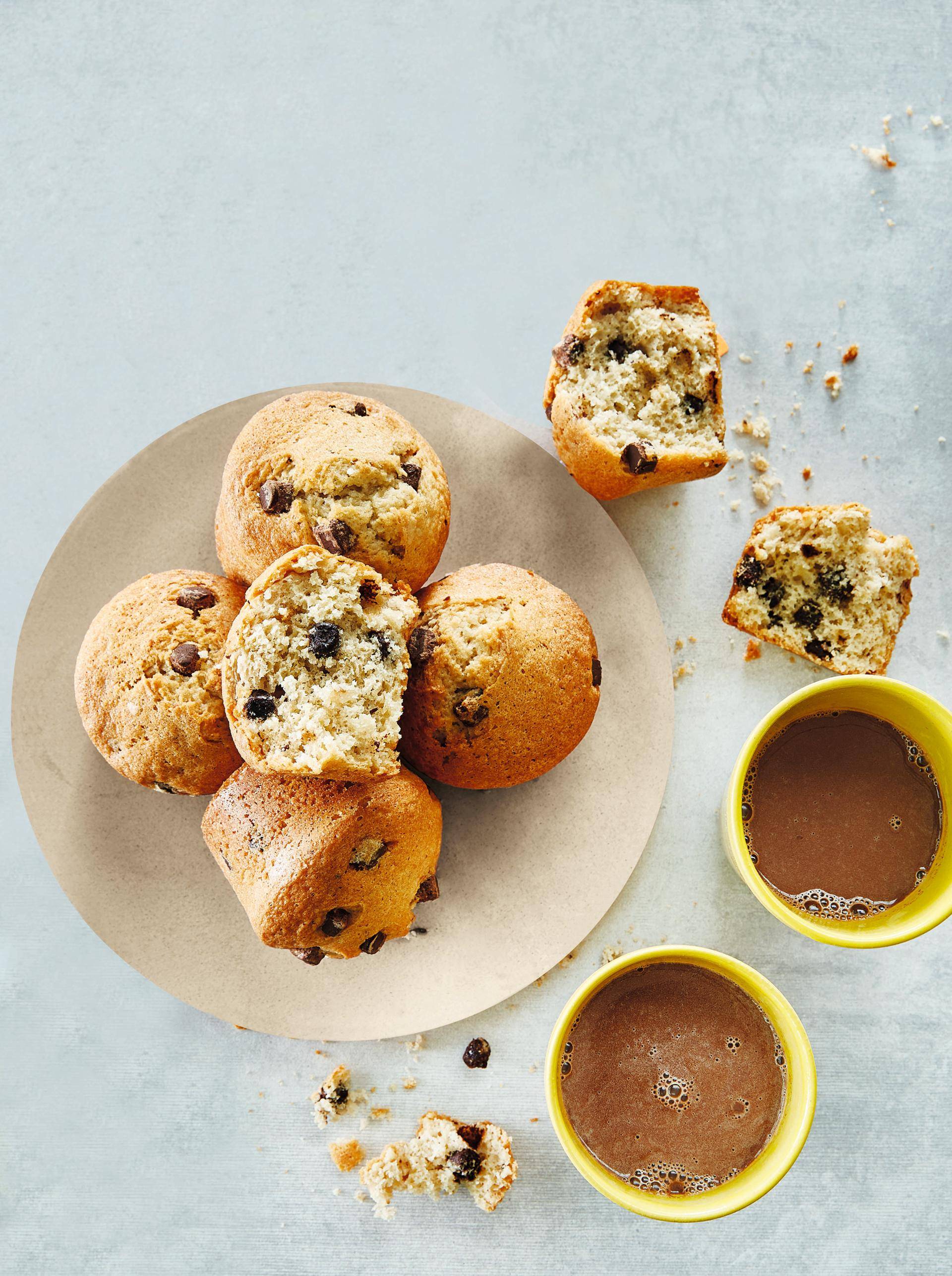 Muffins com pepitas de chocolate - Receita EASY FRY & GRILL 2 in 1 DIGITAL | Moulinex