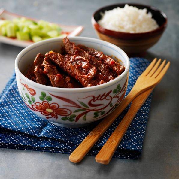 Carne de vaca com molho satay - Receita Companion | Moulinex