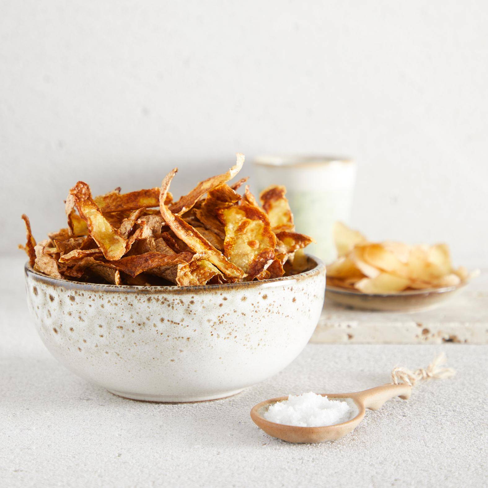 Cascas de batatas fritas - Receita undefined | Moulinex