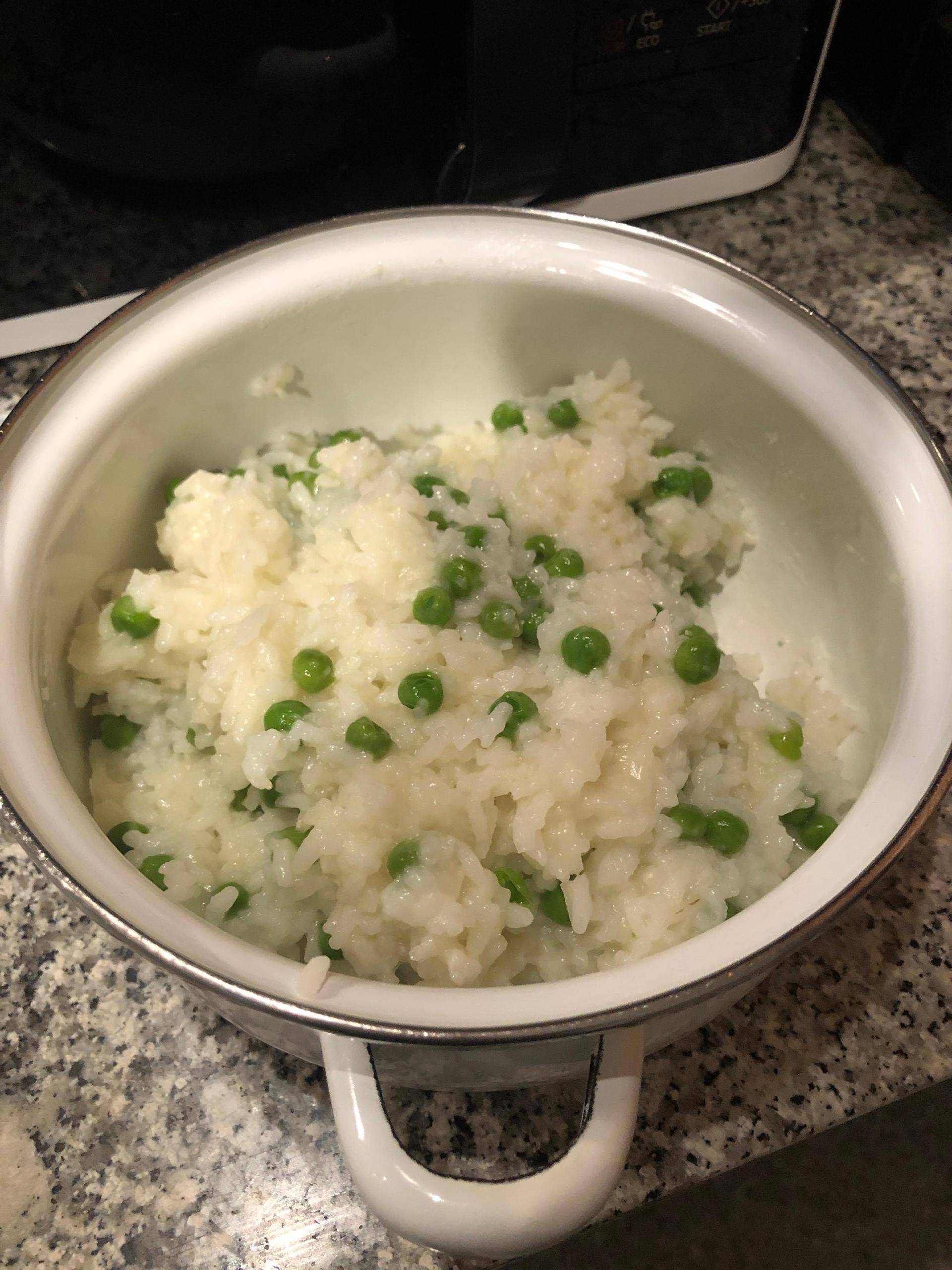 Arroz de ervilhas cremoso - Receita Companion Connect XL | Moulinex