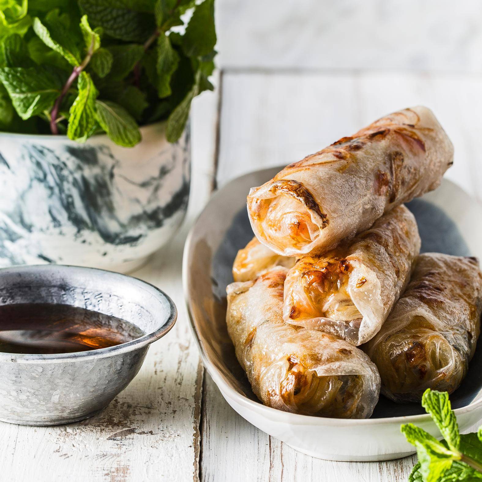 Rolinhos de frango - Receita Easy Fry Mega | Moulinex