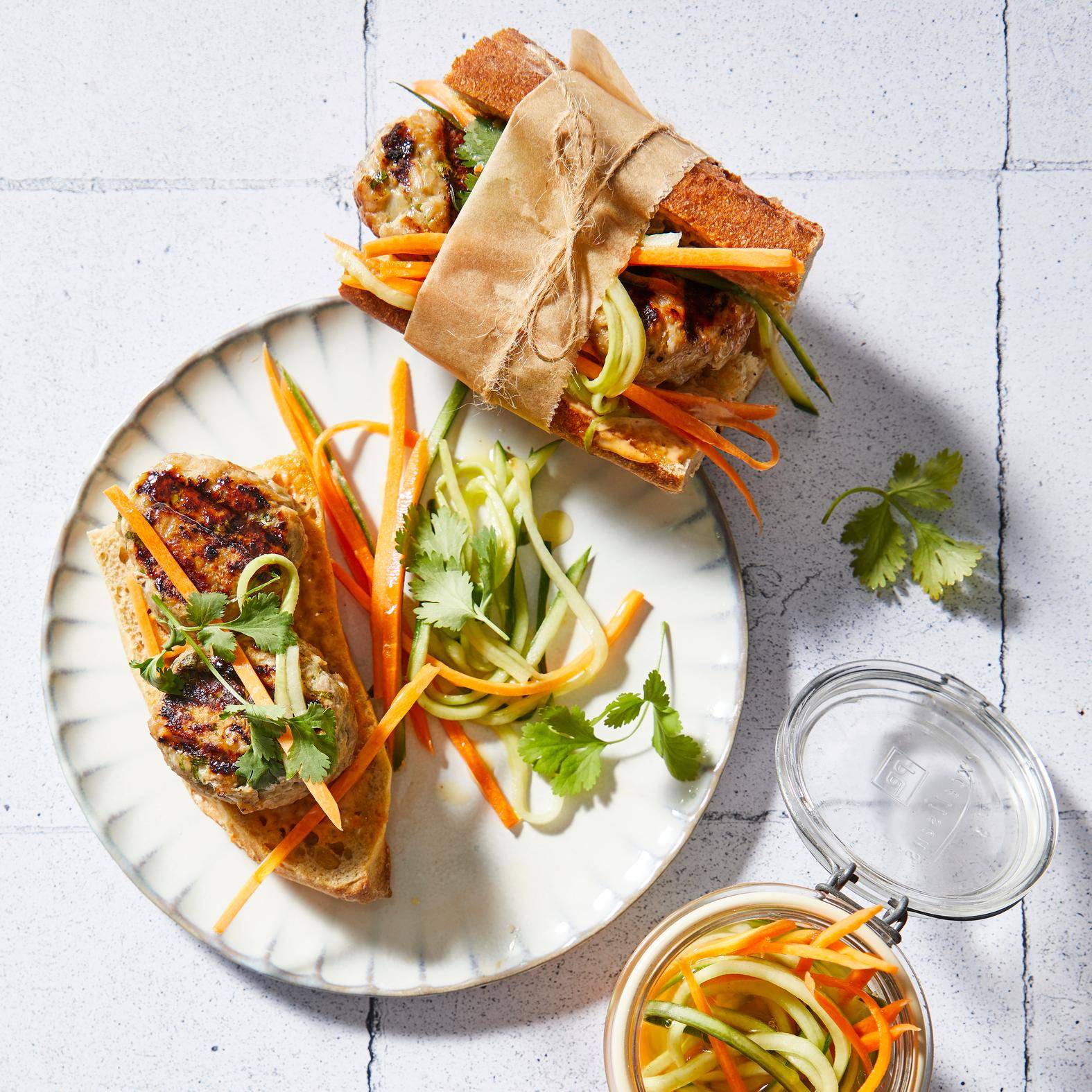 Banh mi com almôndegas - Receita OptiGrill 2in1 | Moulinex