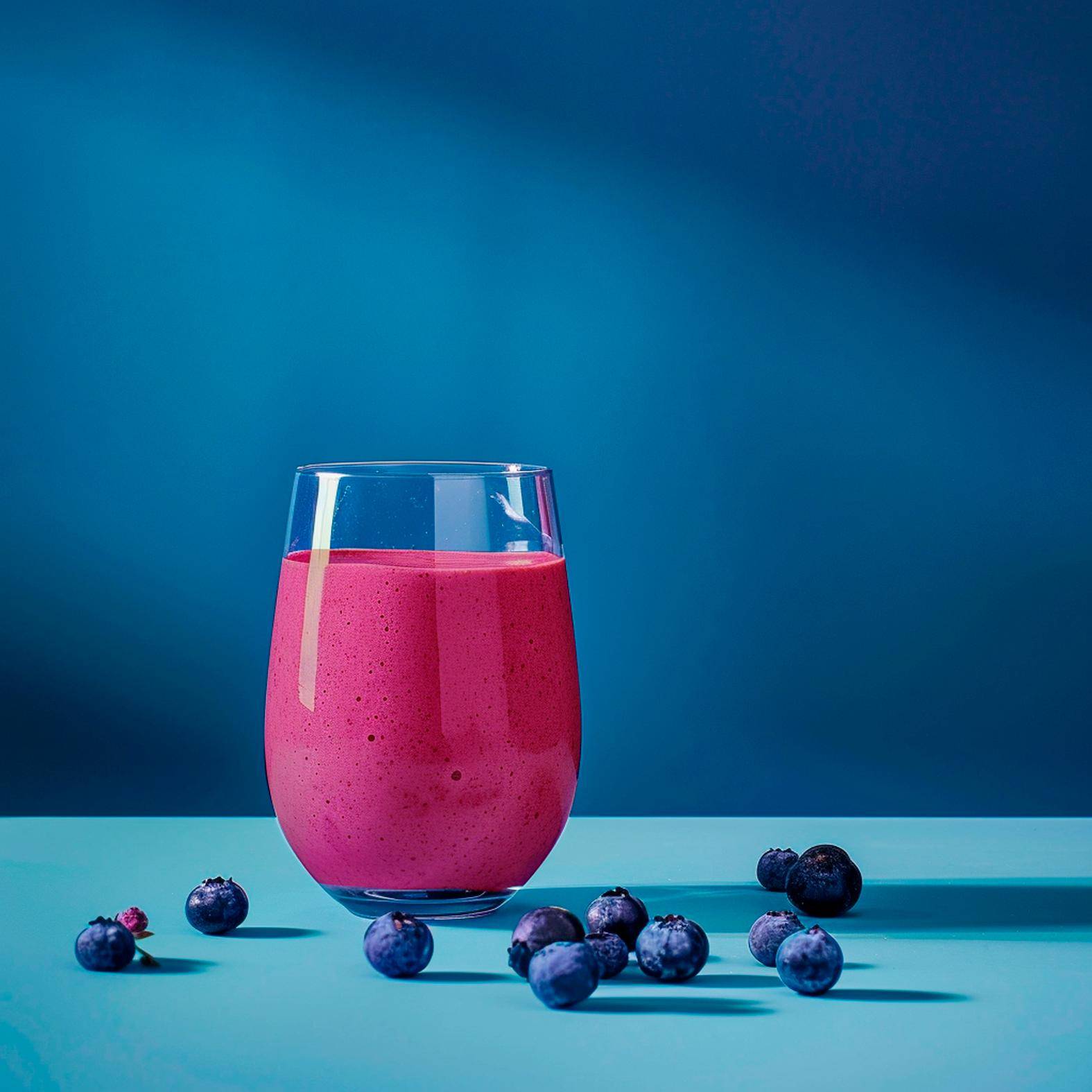Smoothie de manteiga de amendoim e mirtilos - Receita Blend up | Moulinex
