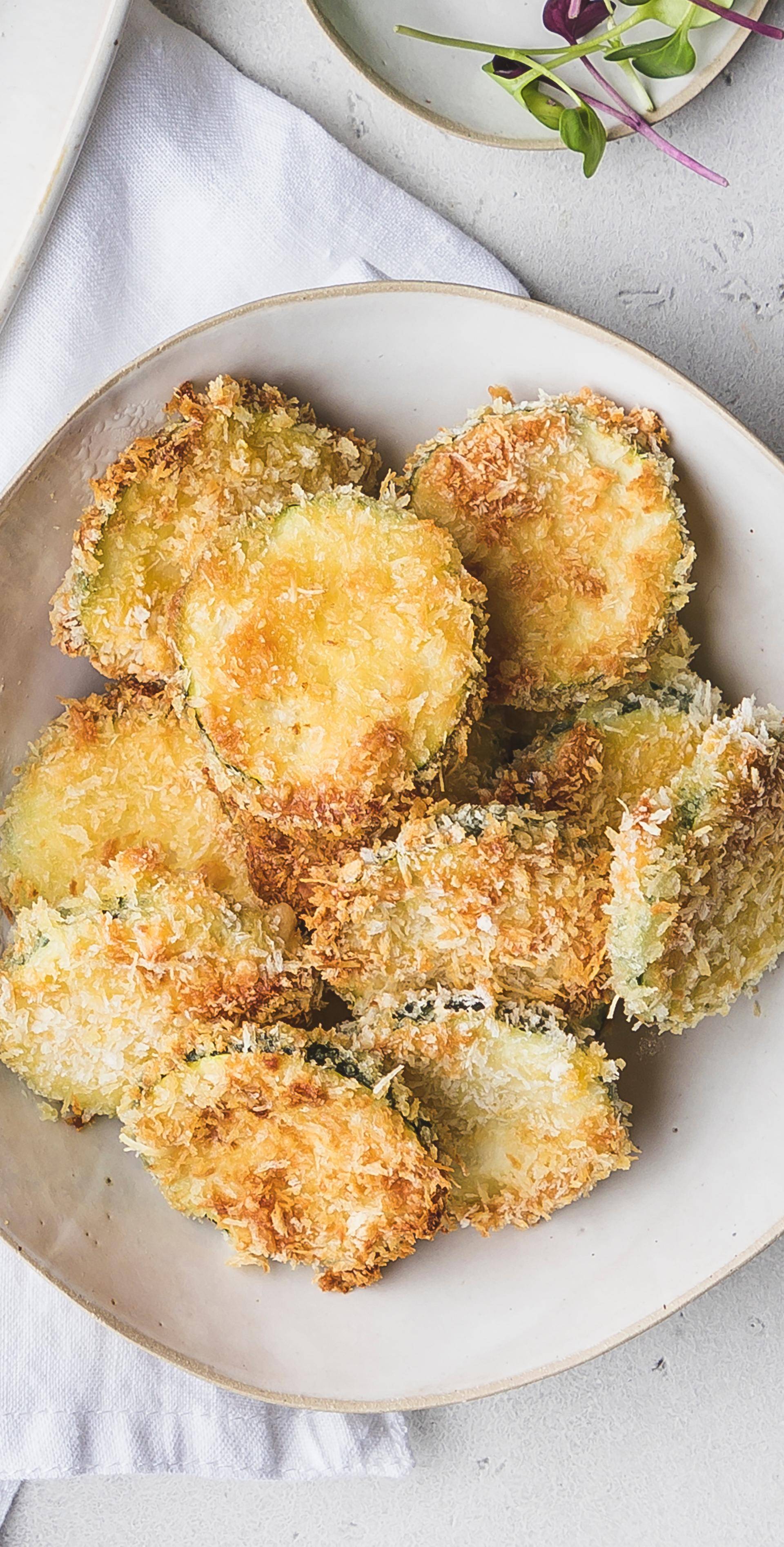 Chips crocantes de curgete panada - Receita Easy Fry XL Surface | Moulinex