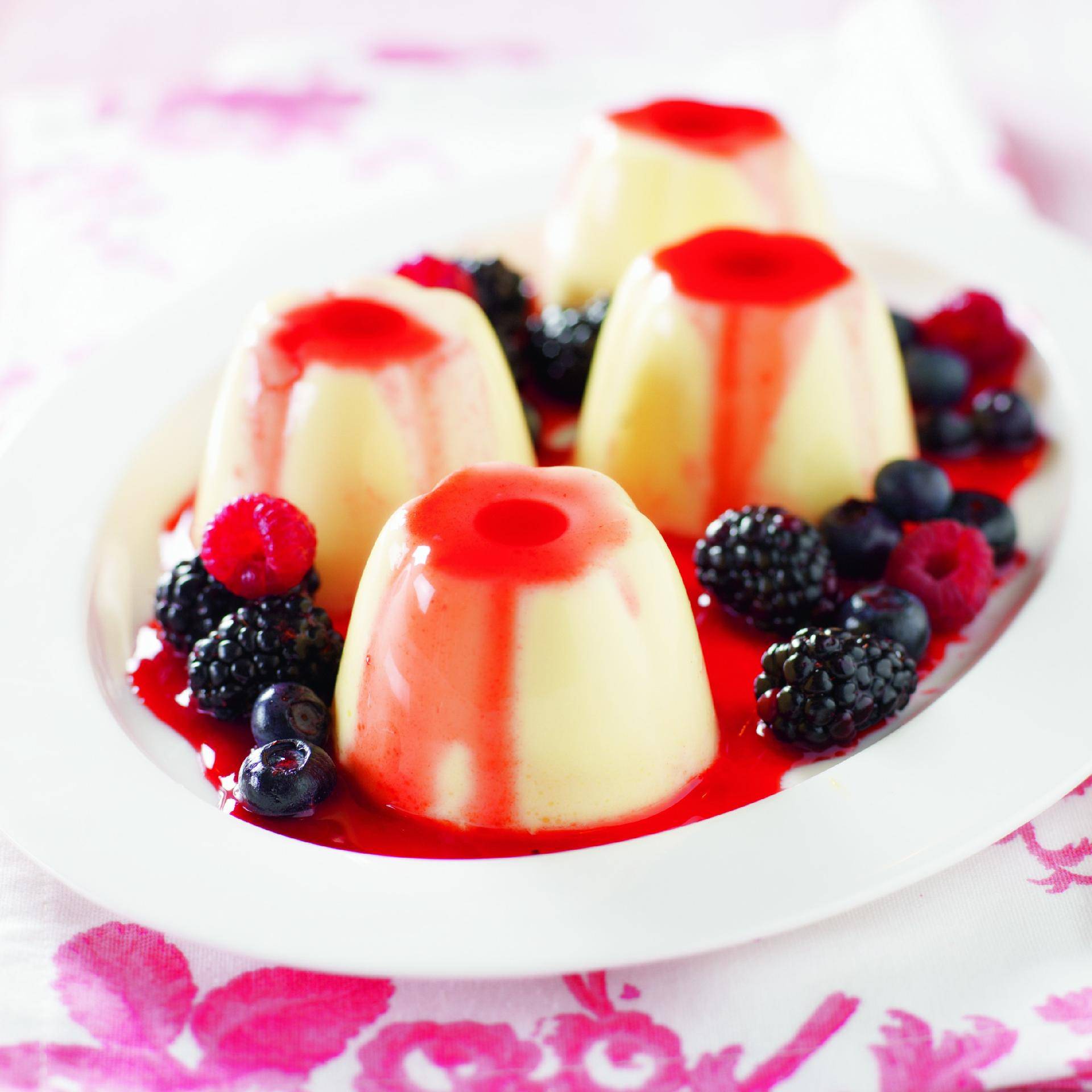 Sobremesa de Baunilha e Frutos Vermelhos - Receita Companion | Moulinex