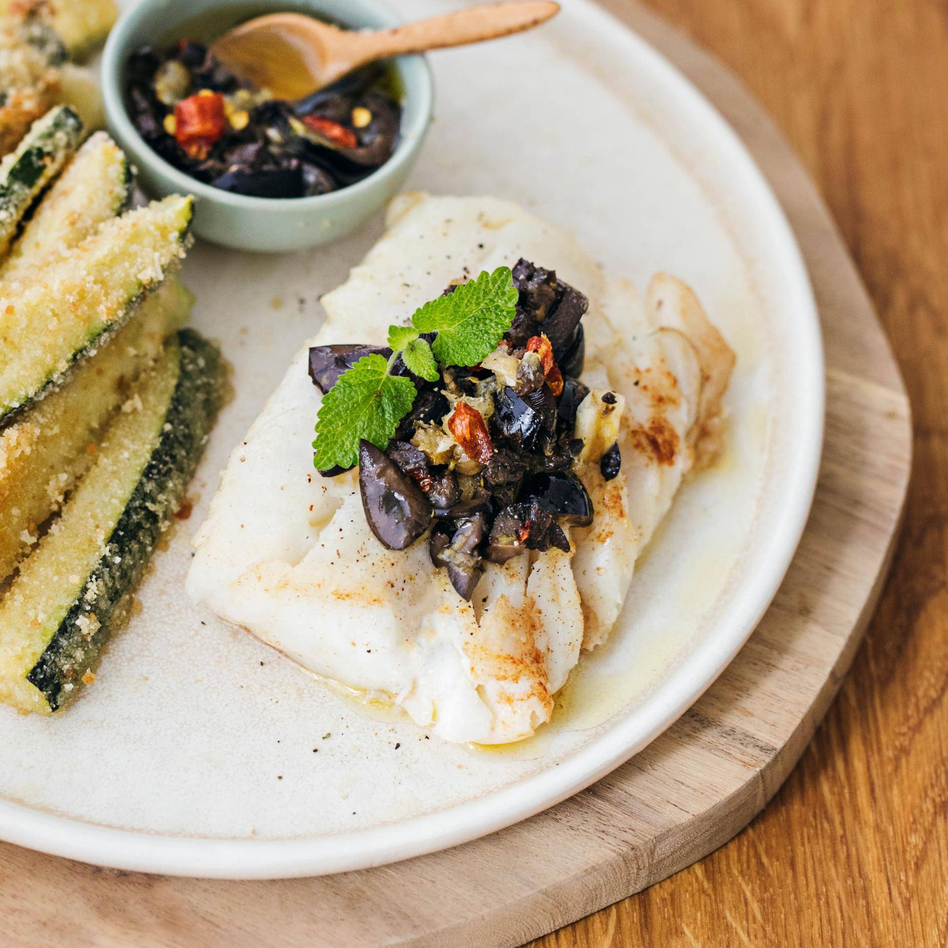 Bacalhau à moda do Mediterrâneo - Receita Dual EasyFry&Grill | Moulinex