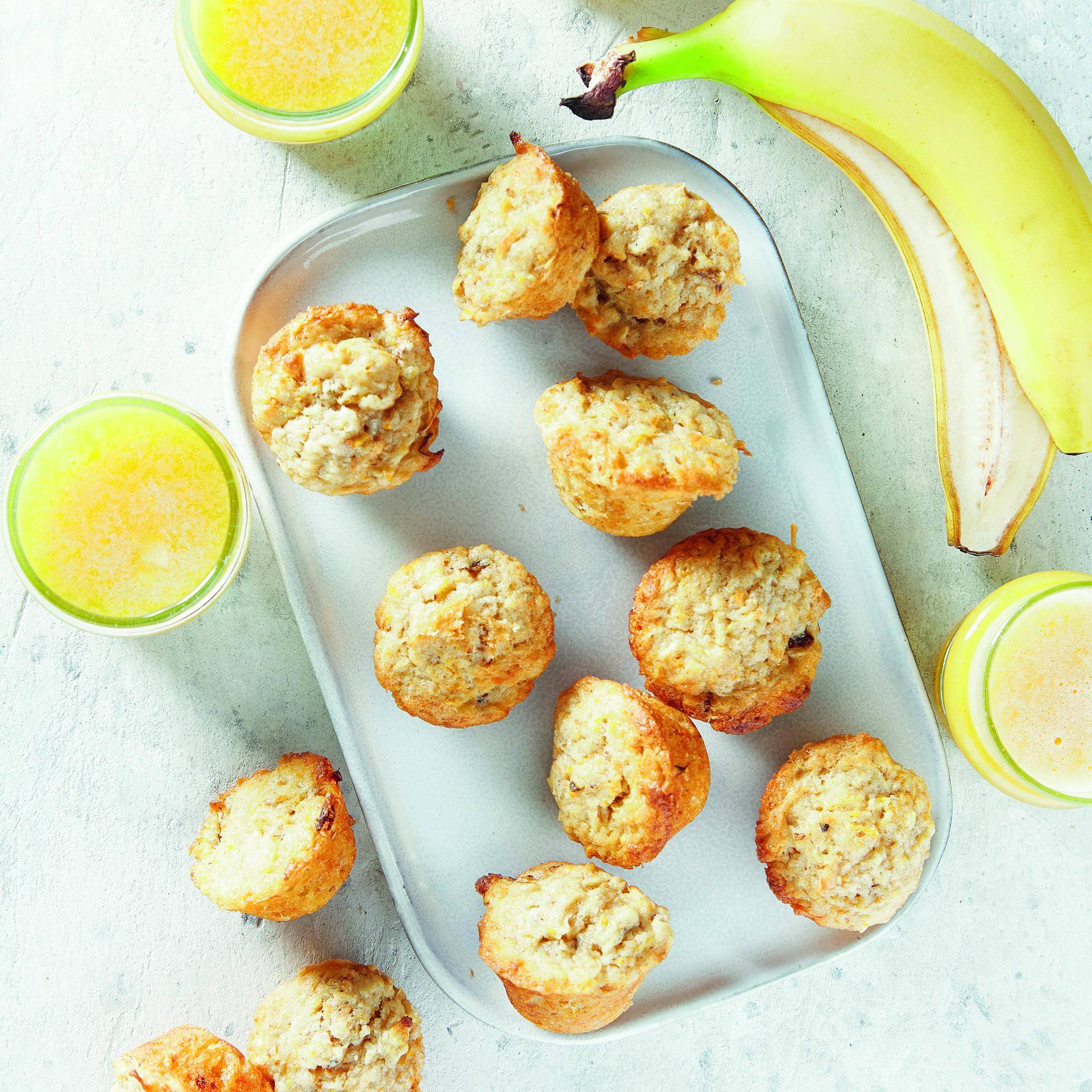 Muffins de banana - Receita Dual EasyFry&Grill | Moulinex