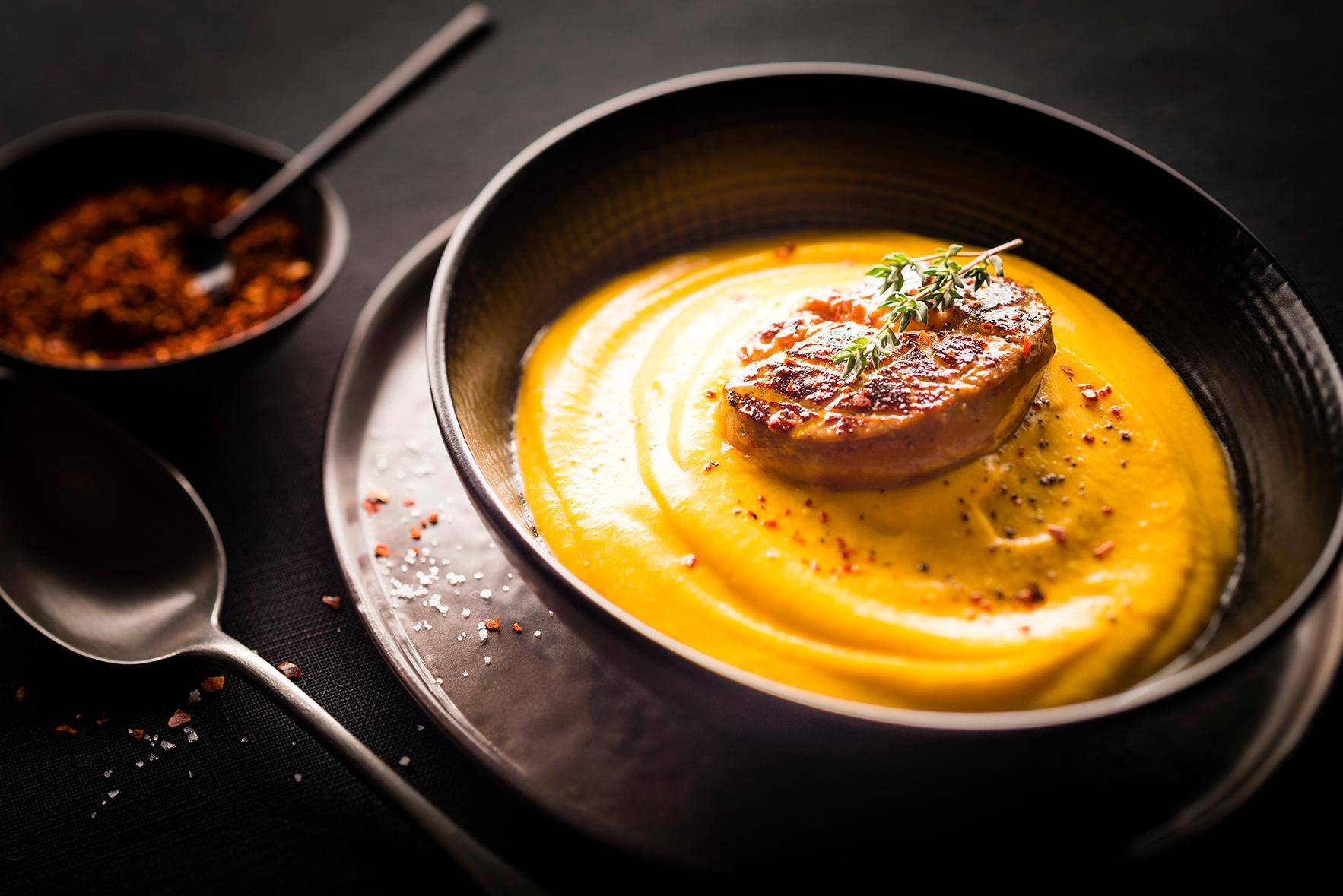 Creme de abóbora e fois gras - Receita Cookeo | Moulinex