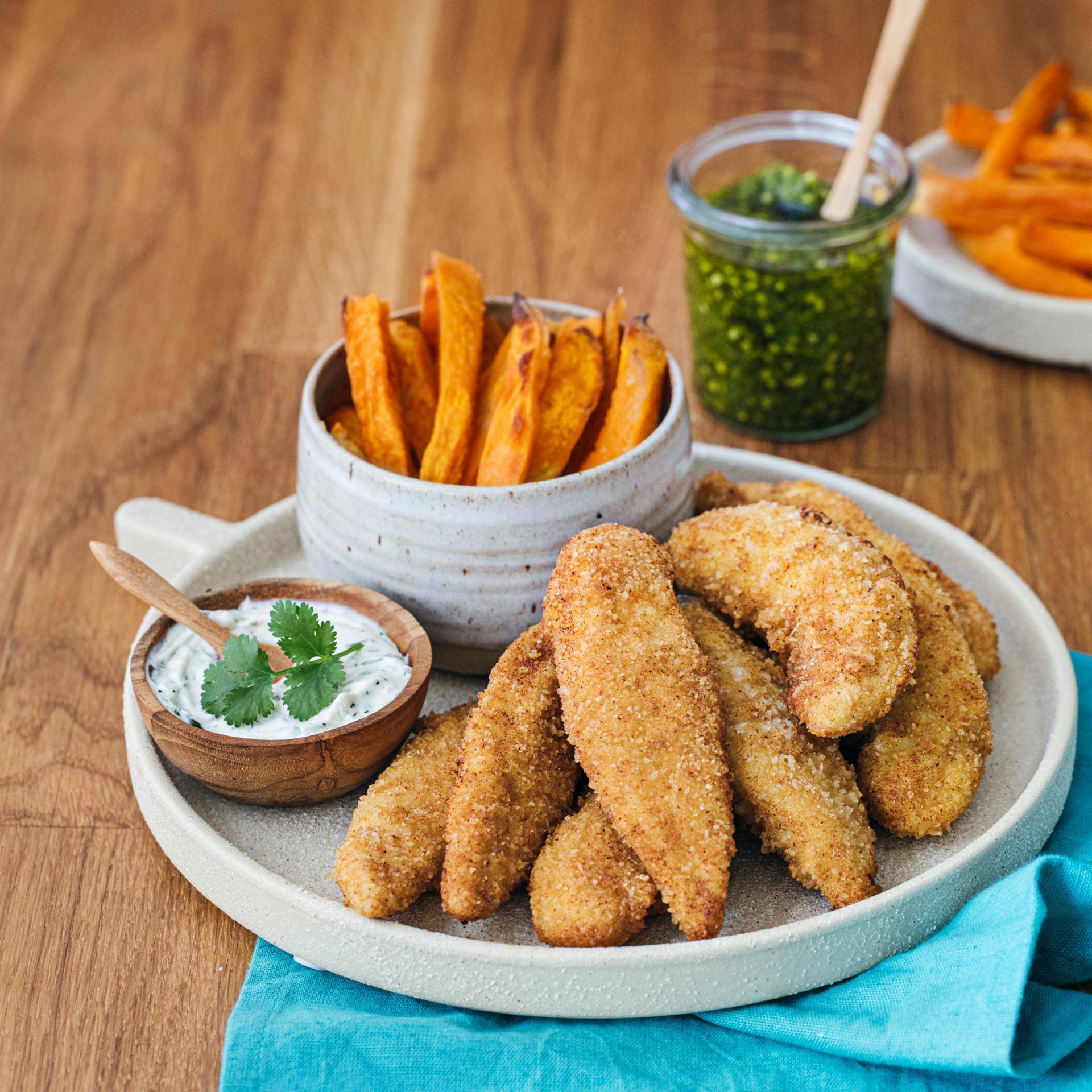 Frango com batata-doce - Receita EASY FRY & GRILL 2 in 1 XXL | Moulinex