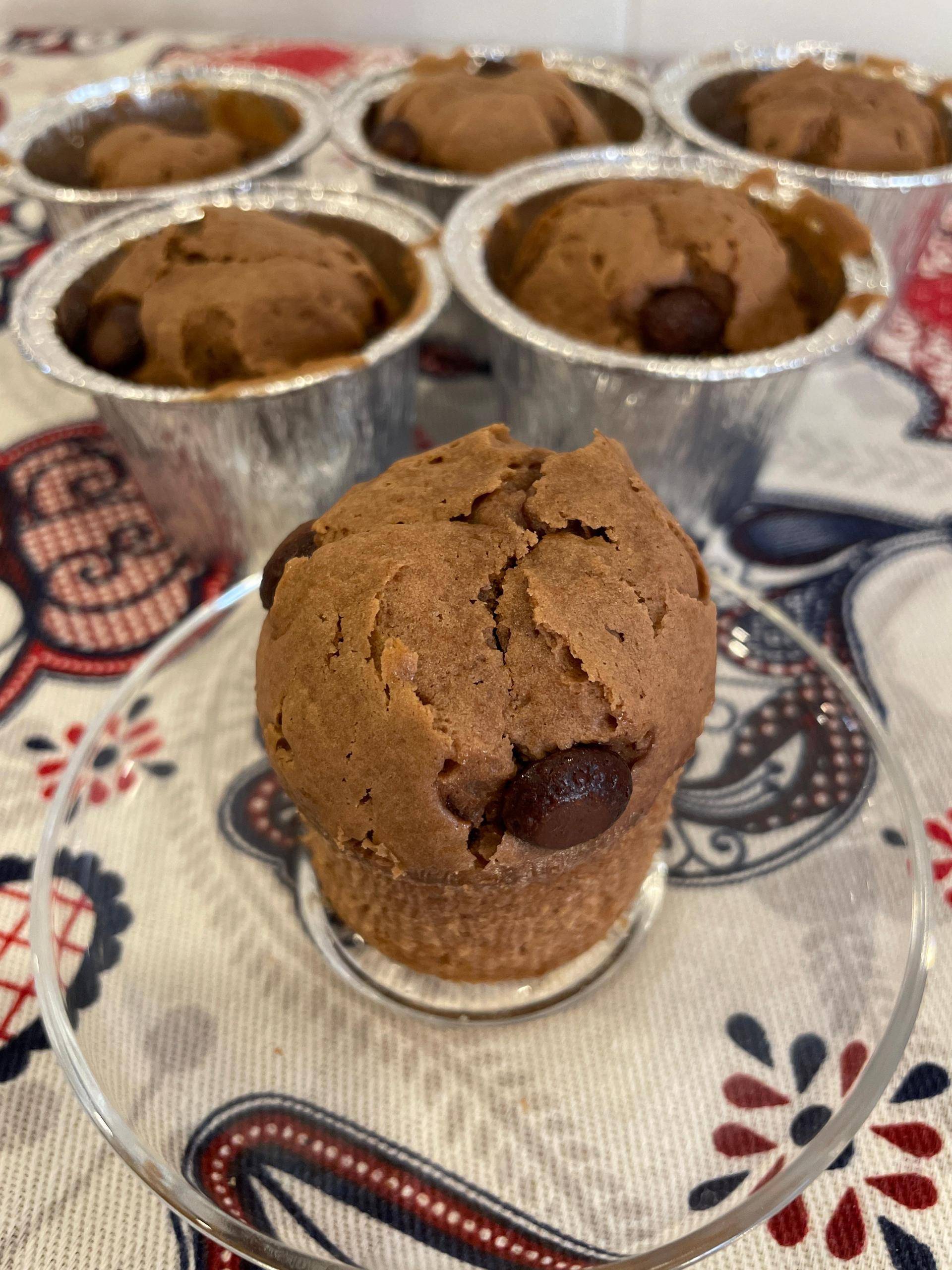 Muffin de Chocolate Com Pepitas - Receita Companion Connect | Moulinex