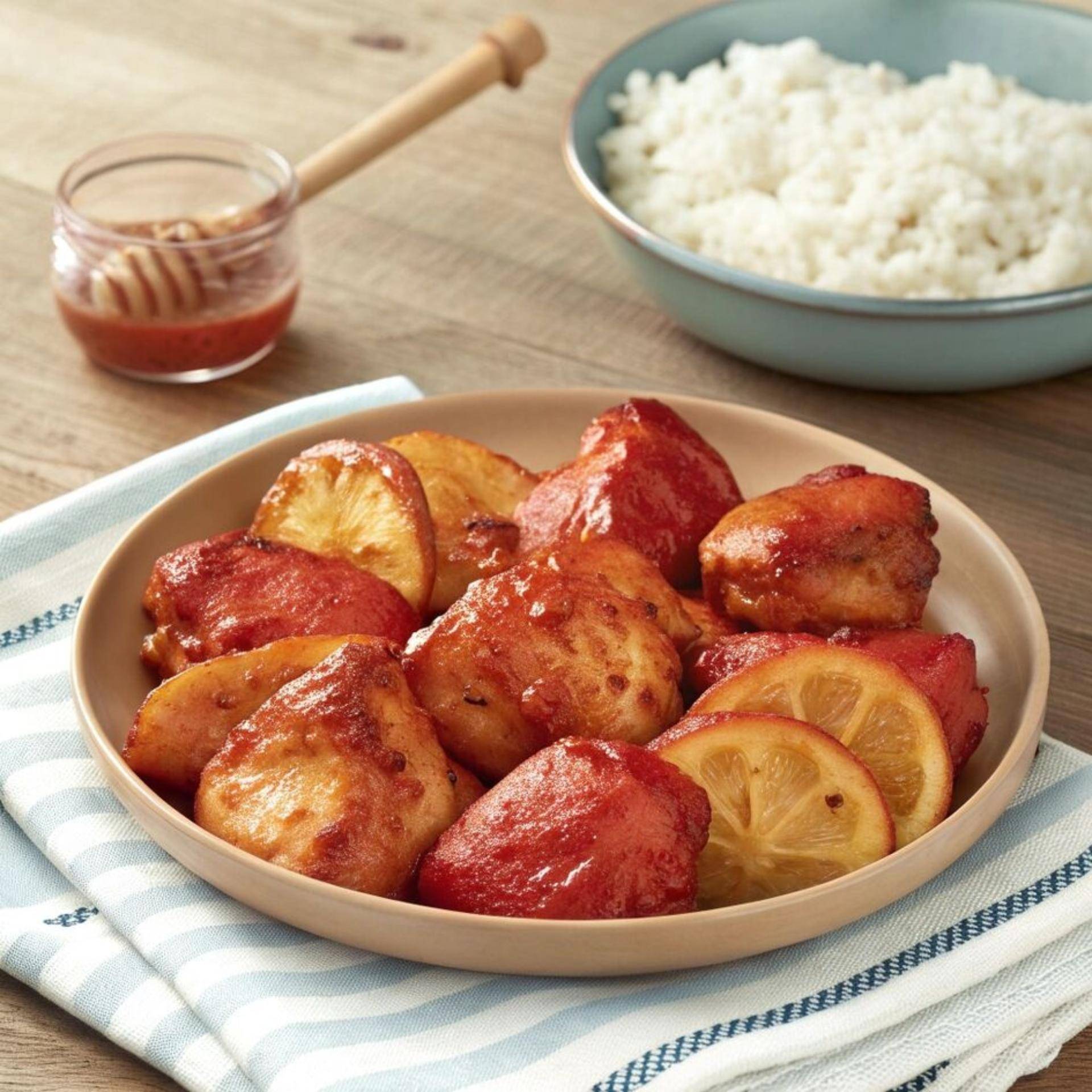 Frango caramelizado com mel e limão - Receita Companion Connect | Moulinex