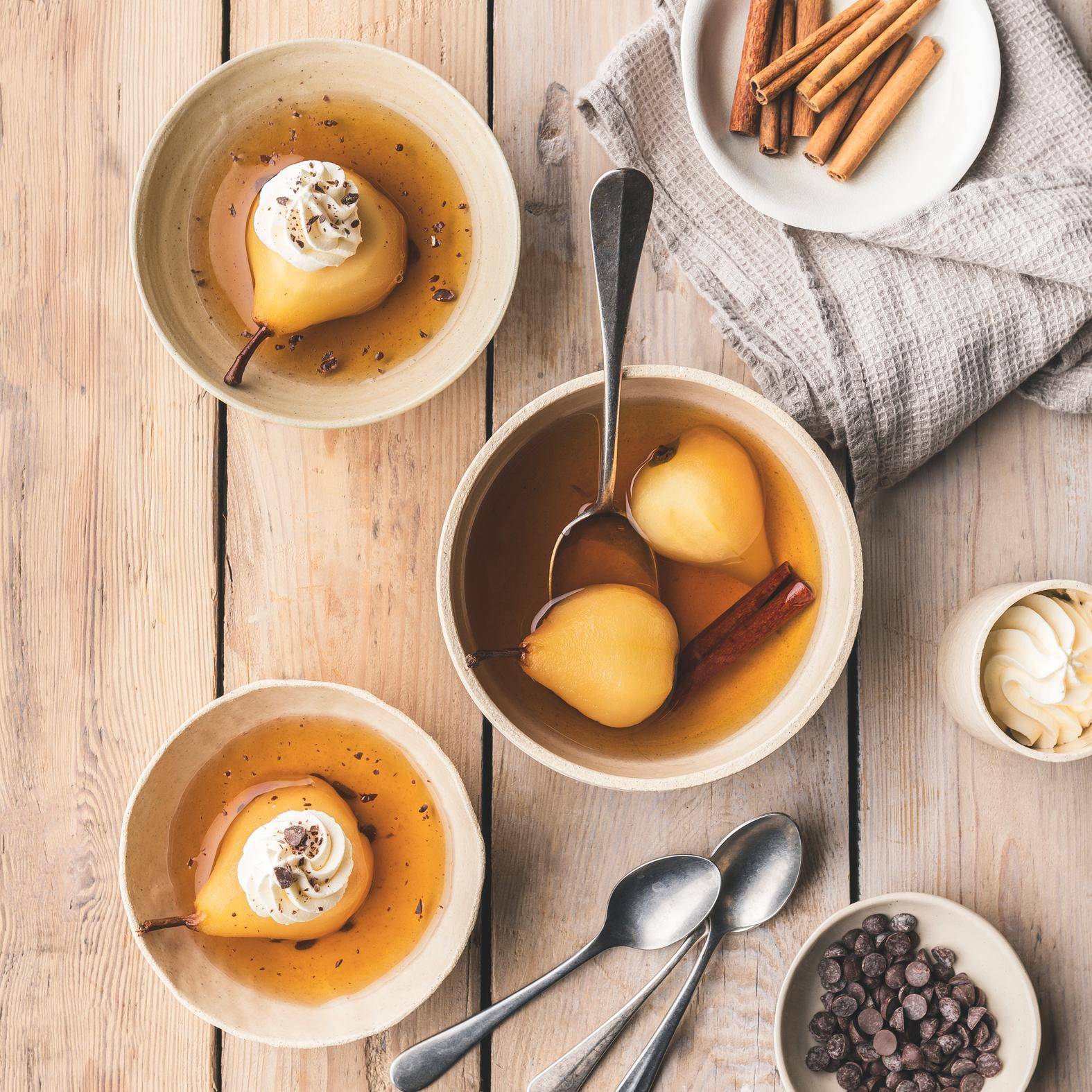 Peras escalfadas - Receita Cookeo | Moulinex