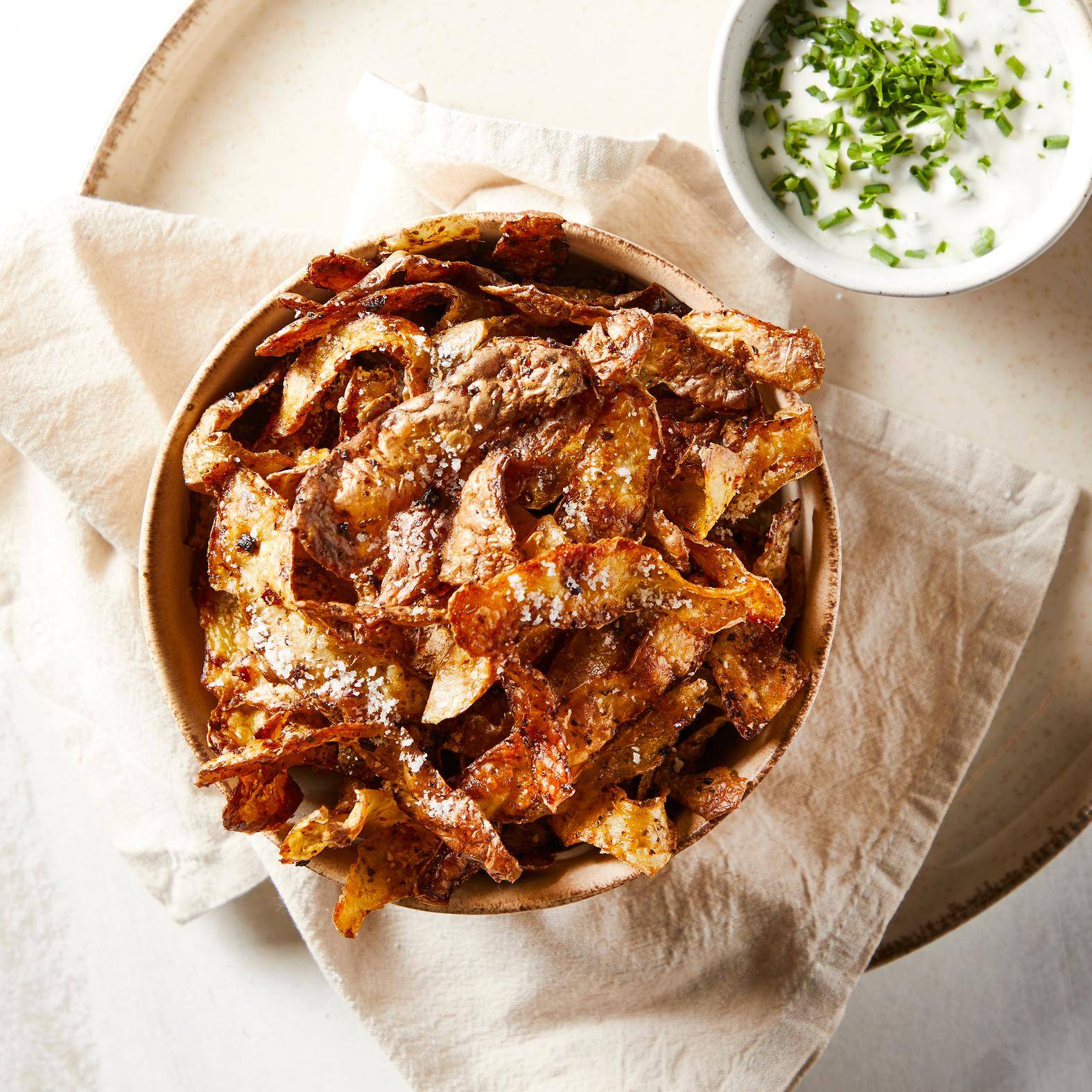 Cascas de batatas fritas - Receita EASY FRY GRILL & STEAM 3 in 1 | Moulinex