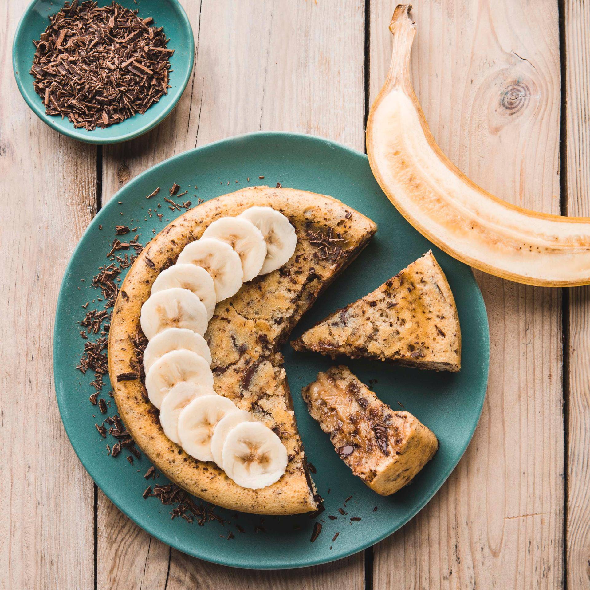 Bolo chocolate e banana - Receita undefined | Moulinex