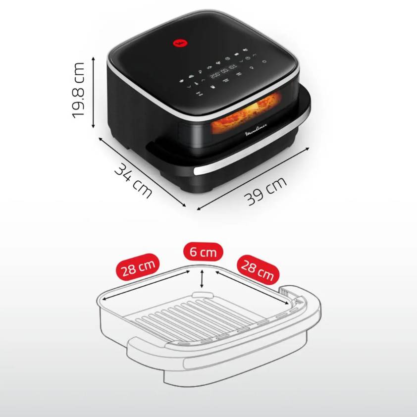 Promo Pack Easy Fry XL Surface + Caixas herméticas