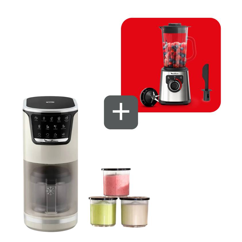Promo Pack Máquina de Gelados Dolci + Liquidificadora Perfect Mix