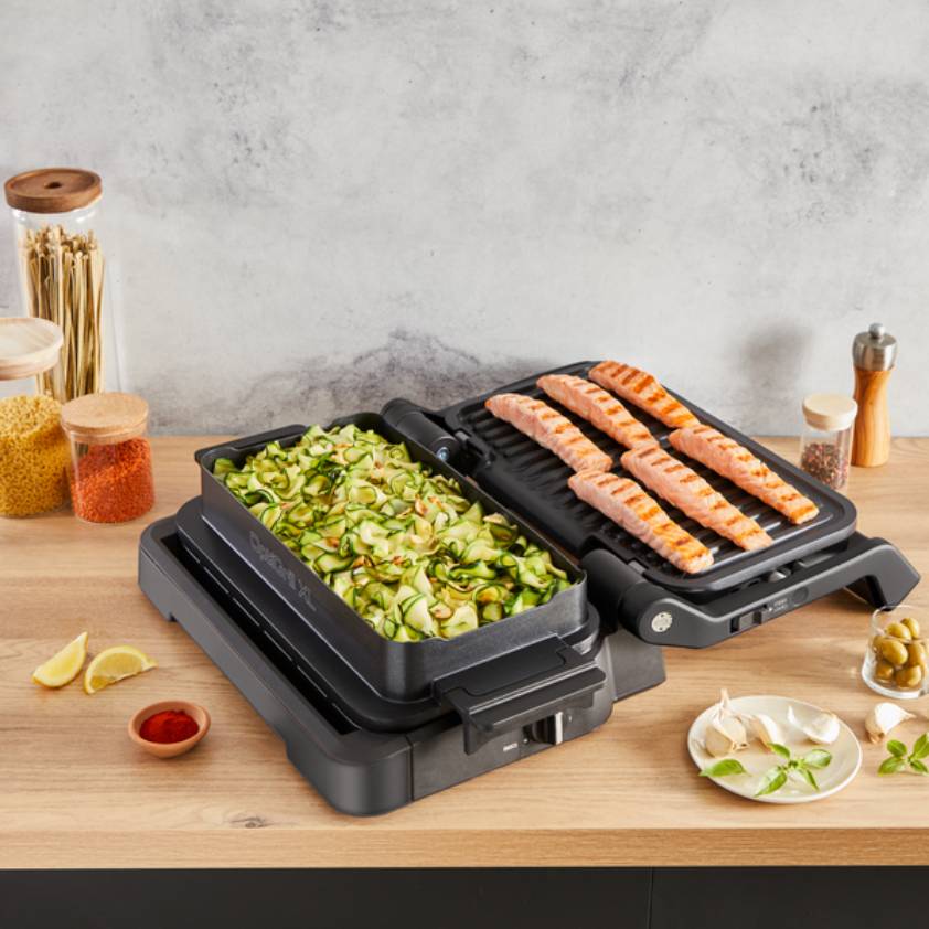Promo Pack OptiGrill 4 en 1 + Tirador de cerveza KRUPS