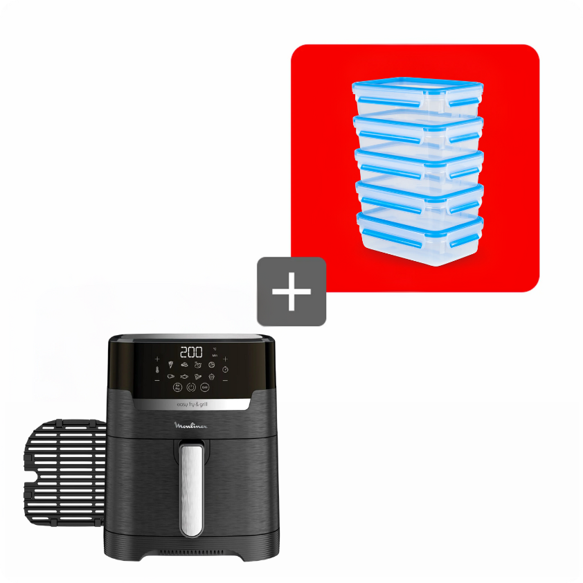 Pack Easy Fry + caixas herméticas